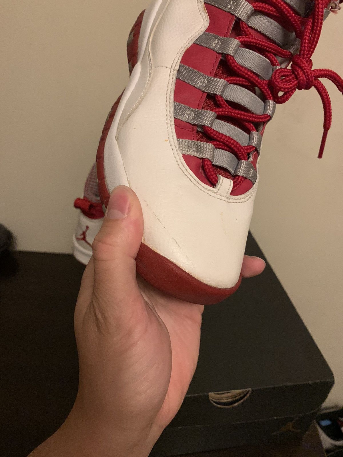 Jordan Brand × Nike Jordan 10 Red Steel 2005 Size US 6 / EU 39 - 8 Thumbnail
