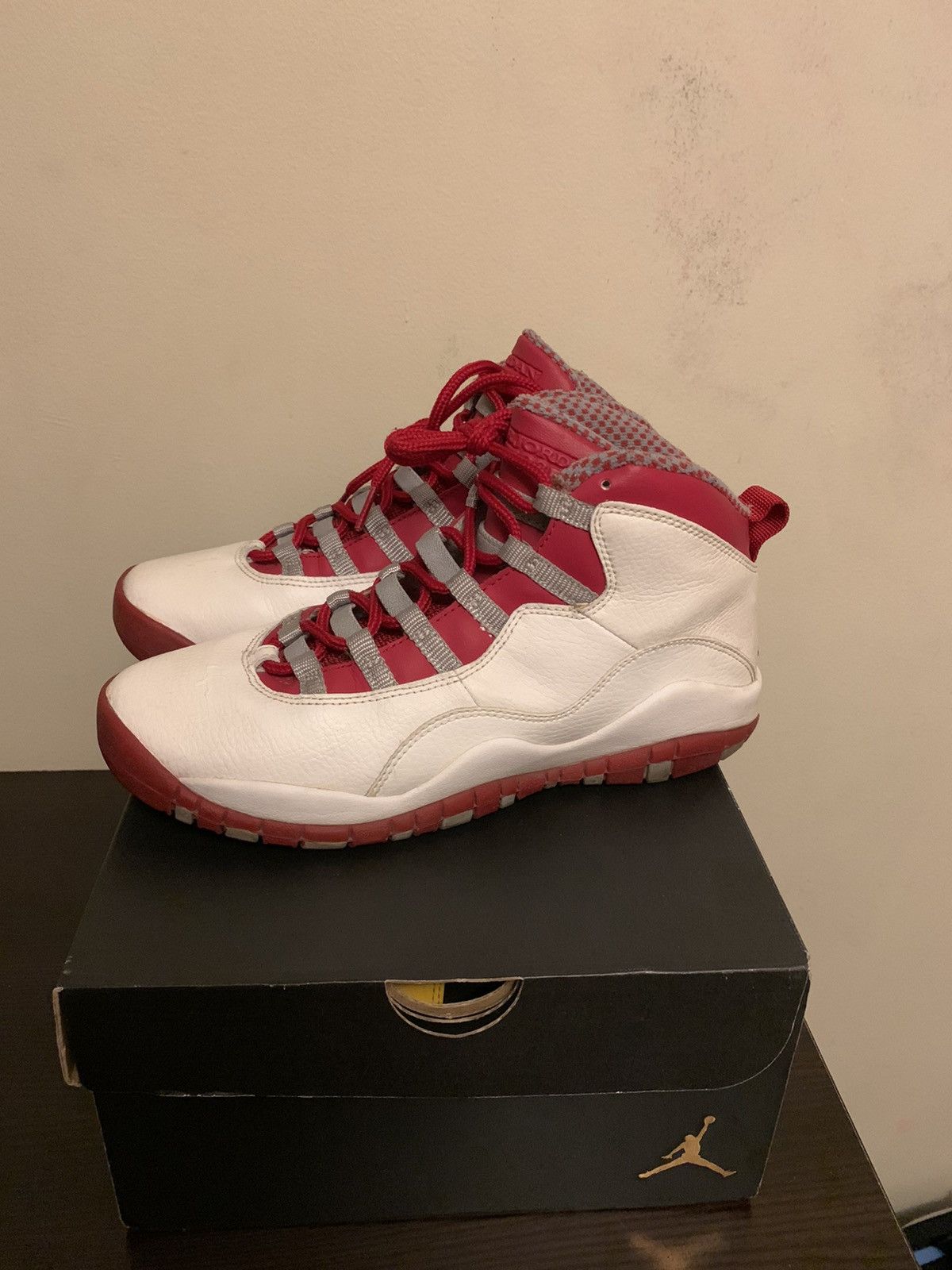 Jordan Brand × Nike Jordan 10 Red Steel 2005 Size US 6 / EU 39 - 1 Thumbnail