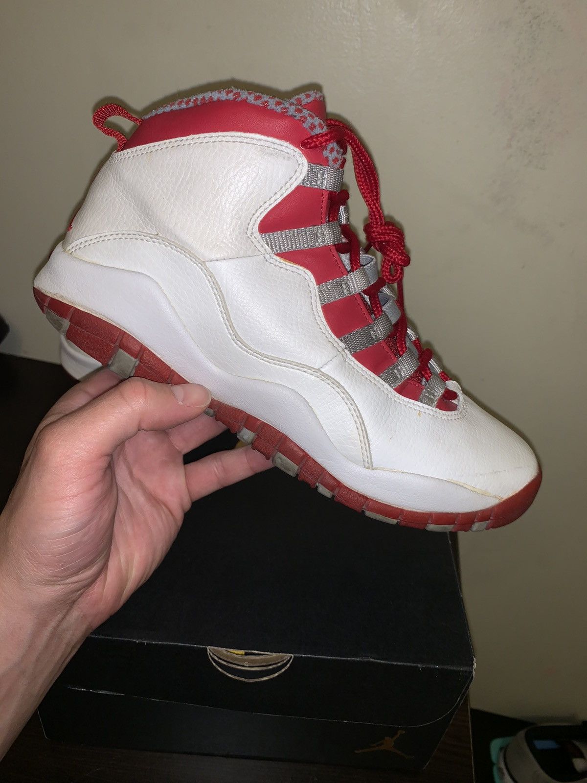 Jordan Brand × Nike Jordan 10 Red Steel 2005 Size US 6 / EU 39 - 7 Thumbnail