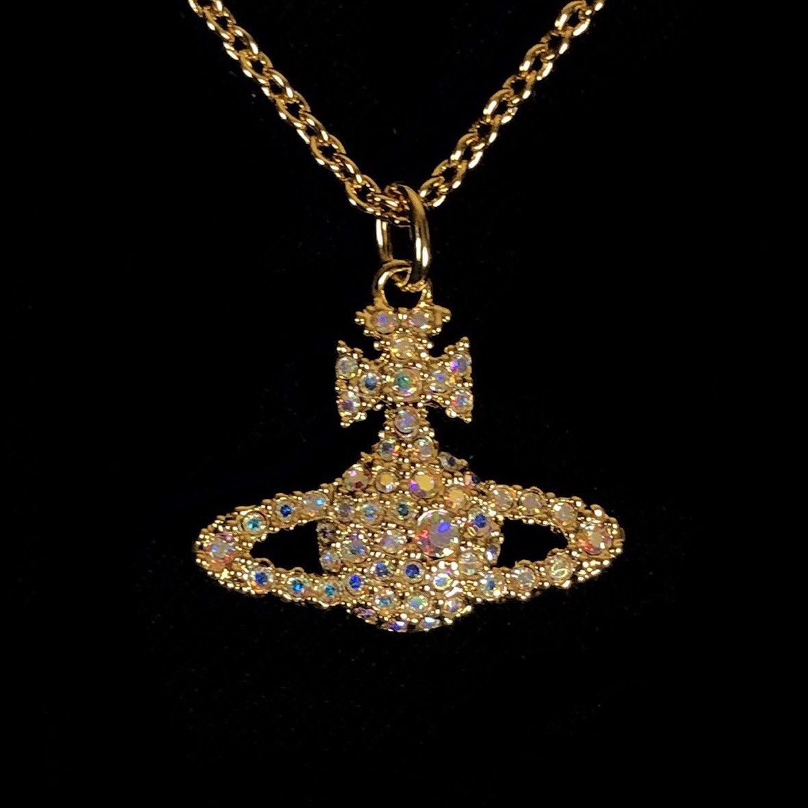Vivienne Westwood Cosmos Crystal Orb Necklace