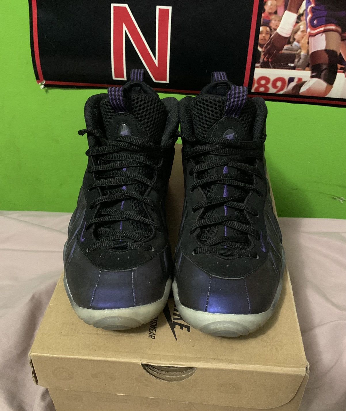 Nike Foamposite One Eggplant 2017 Size US 5 / EU 37 - 3 Thumbnail