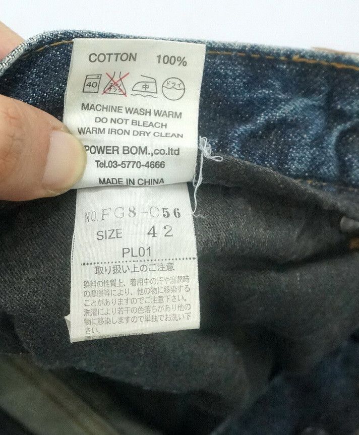 Japanese Brand Flare Vintage Distressed Boro Skinny Lowrise Jeans Size US 30 / EU 46 - 22 Thumbnail