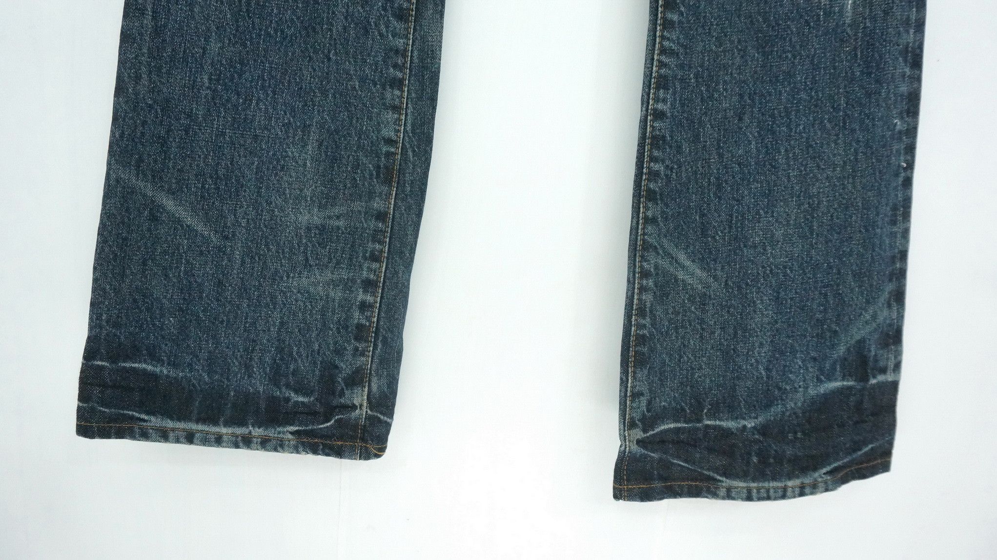 Japanese Brand Flare Vintage Distressed Boro Skinny Lowrise Jeans Size US 30 / EU 46 - 7 Thumbnail