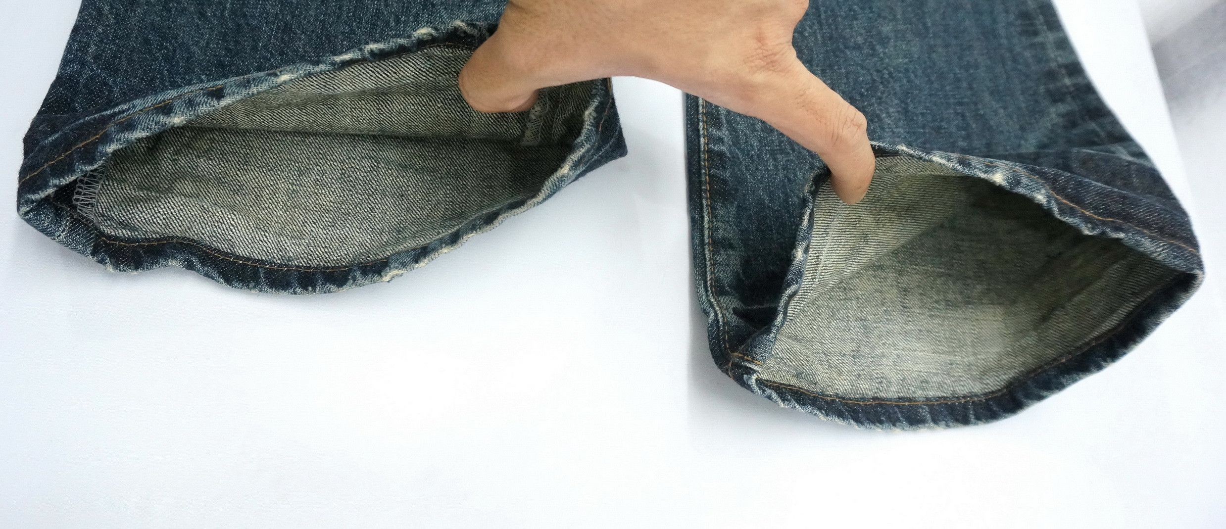 Japanese Brand Flare Vintage Distressed Boro Skinny Lowrise Jeans Size US 30 / EU 46 - 24 Thumbnail