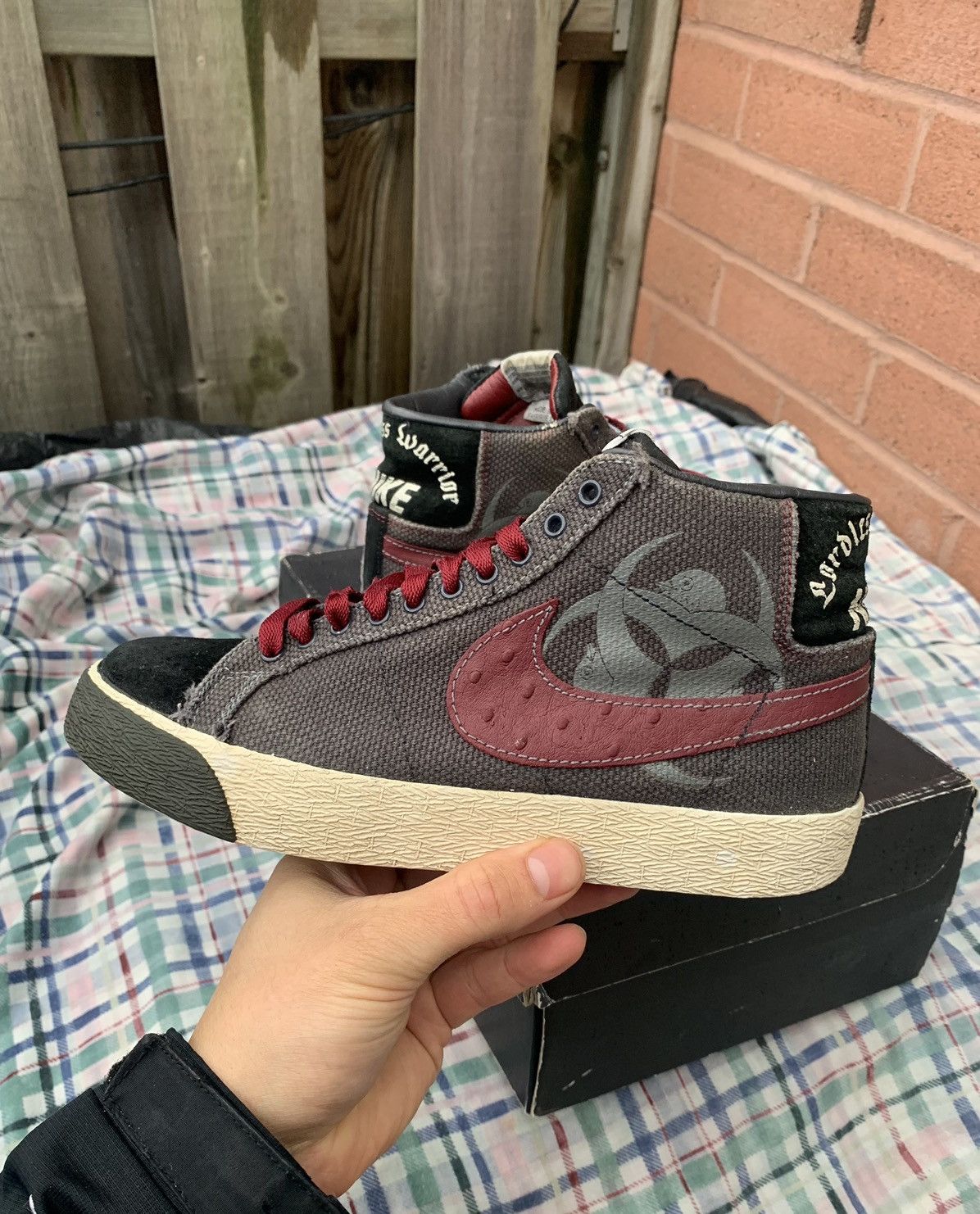 Nike × Vintage Nike Blazer SB Lordless Warrior 2007 Size US 6 / EU 39 - 2 Thumbnail