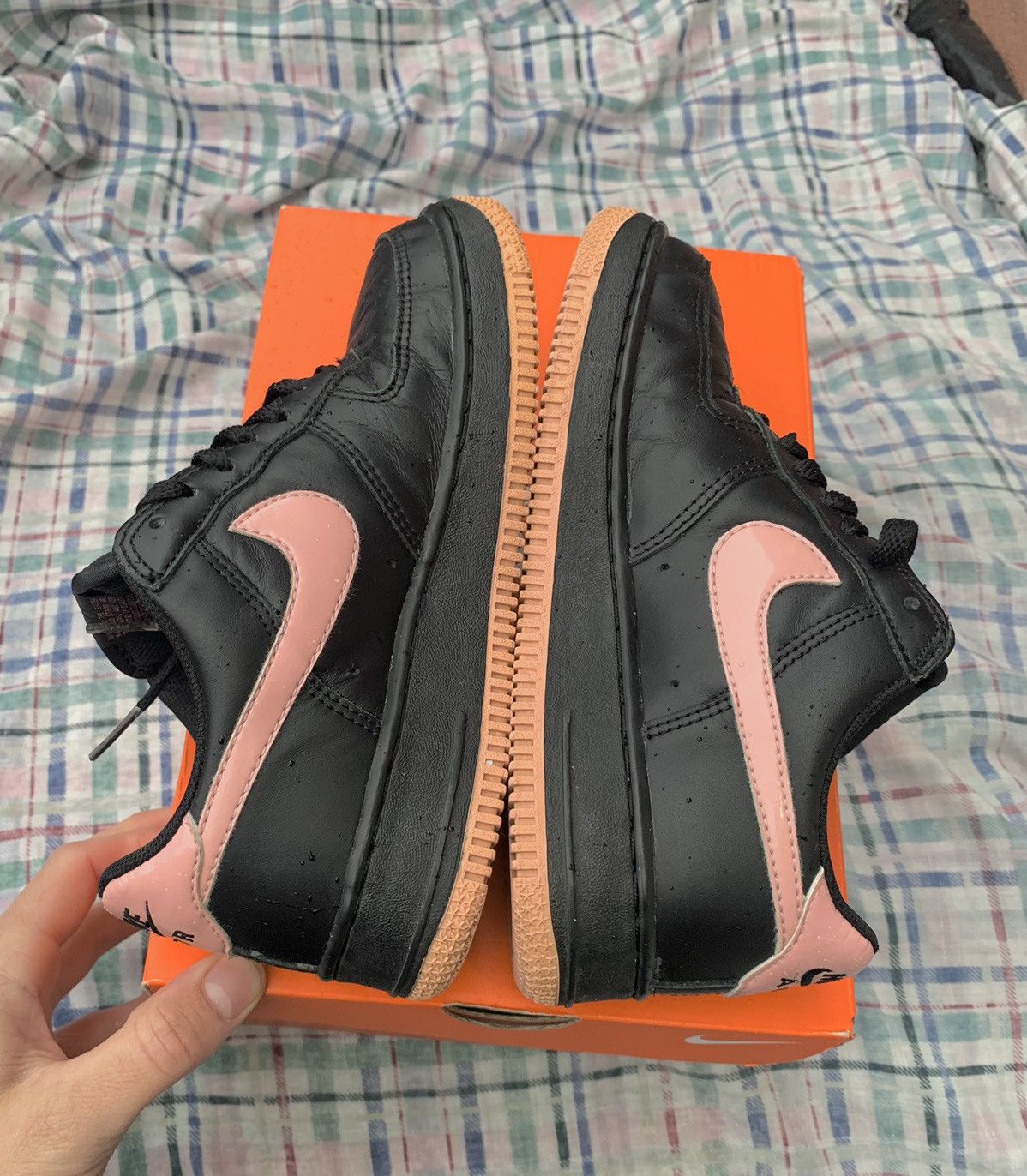 Vintage Nike Air Force Low Black / Pink