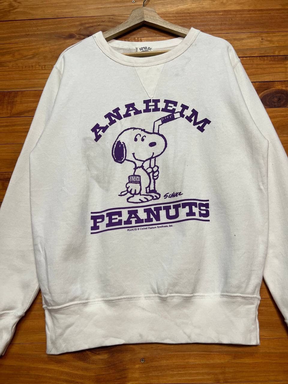 Peanuts VINTAGE PEANUTS SNOOPY BIG LOGO SWEATSHIRT Size US M / EU 48-50 / 2 - 4 Thumbnail