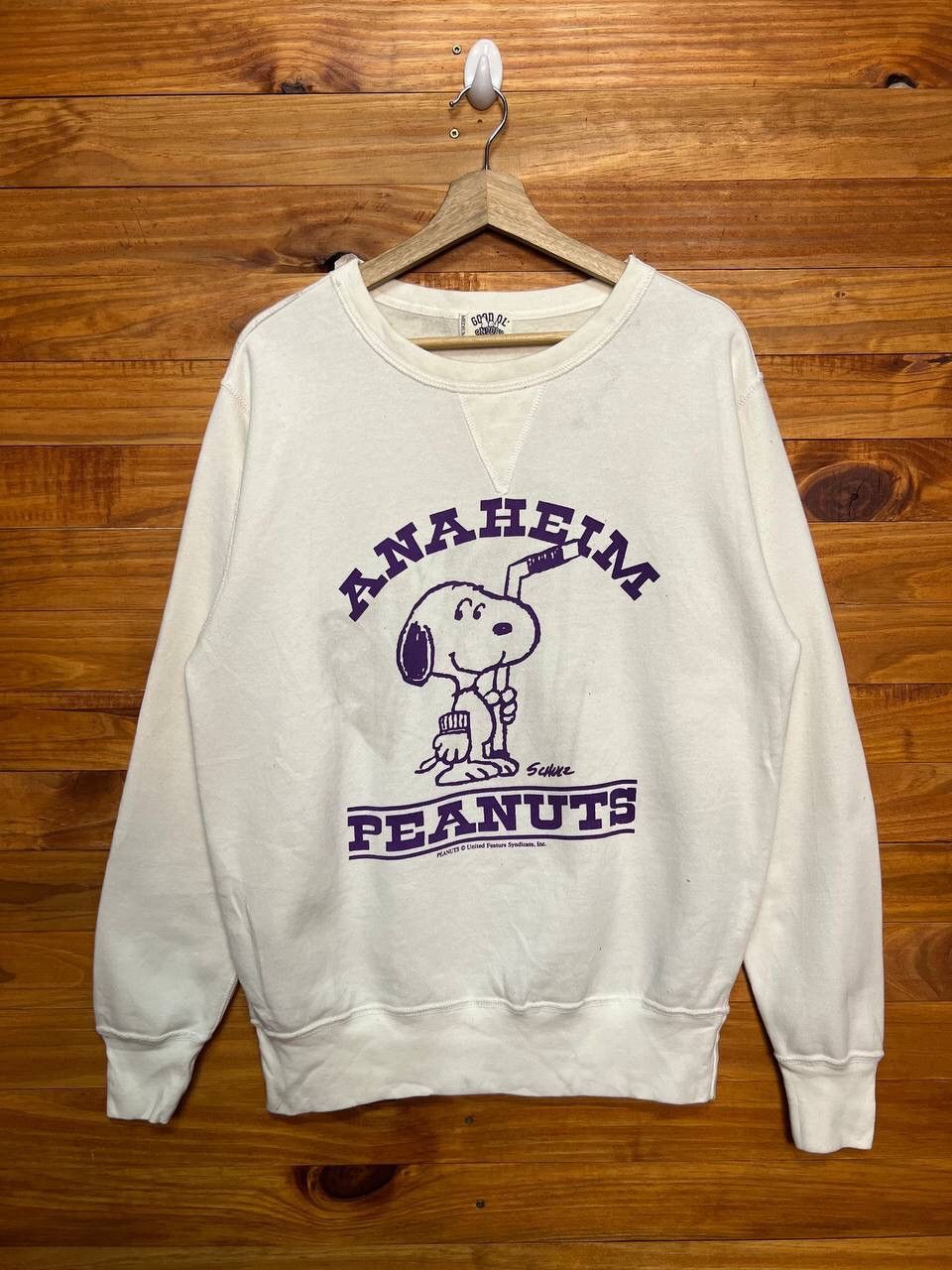 Peanuts VINTAGE PEANUTS SNOOPY BIG LOGO SWEATSHIRT Size US M / EU 48-50 / 2 - 1 Thumbnail