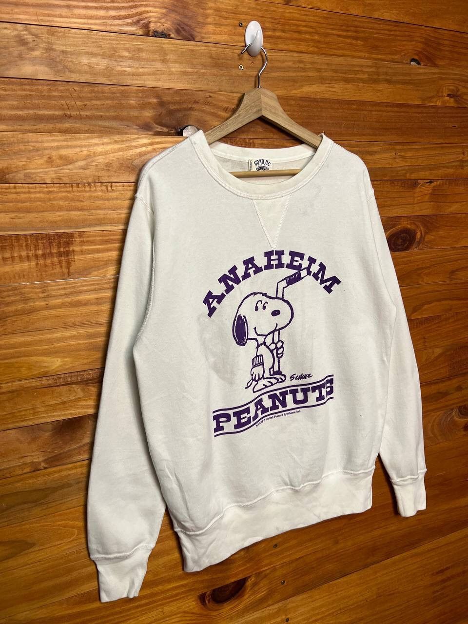 Peanuts VINTAGE PEANUTS SNOOPY BIG LOGO SWEATSHIRT Size US M / EU 48-50 / 2 - 2 Thumbnail
