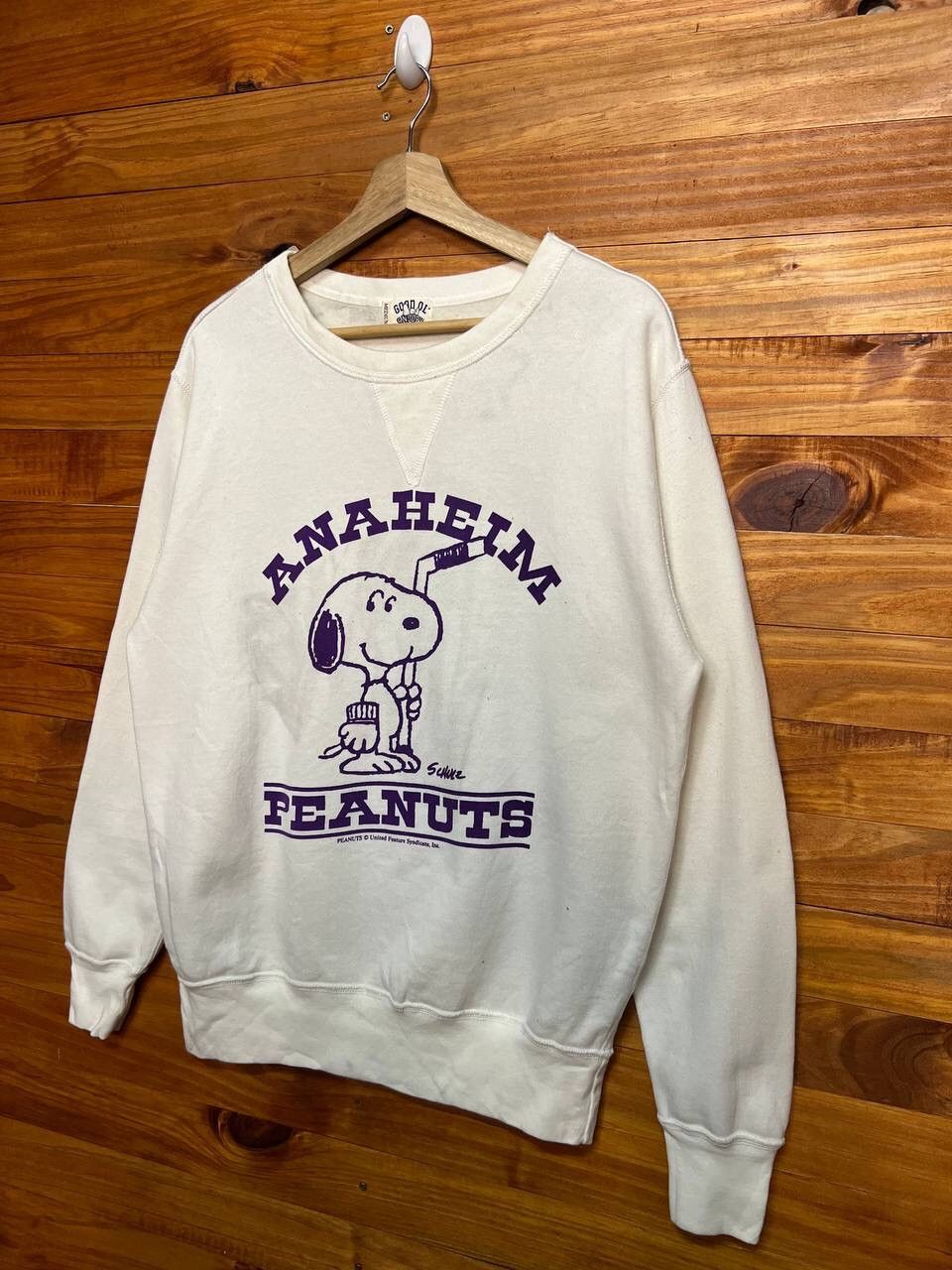 Peanuts VINTAGE PEANUTS SNOOPY BIG LOGO SWEATSHIRT Size US M / EU 48-50 / 2 - 3 Thumbnail