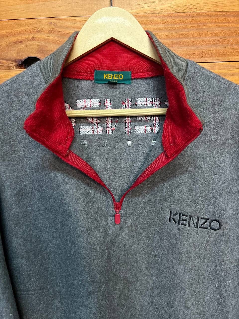 Kenzo AUTHENTIC KENZO GOLF WOOL SWEATSHIRT Size US L / EU 52-54 / 3 - 11 Thumbnail