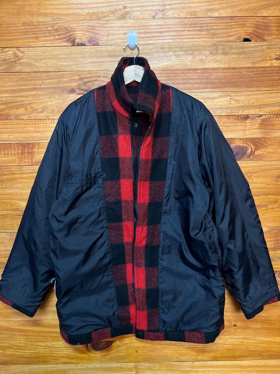 Vintage VINTAGE SPORT SHACK WOOL PLAID JACKET Size US L / EU 52-54 / 3 - 10 Thumbnail