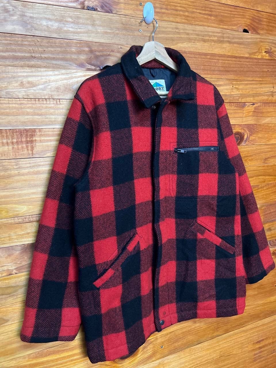Vintage VINTAGE SPORT SHACK WOOL PLAID JACKET Size US L / EU 52-54 / 3 - 2 Thumbnail