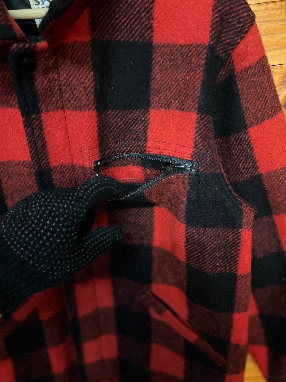 Vintage VINTAGE SPORT SHACK WOOL PLAID JACKET Size US L / EU 52-54 / 3 - 6 Thumbnail