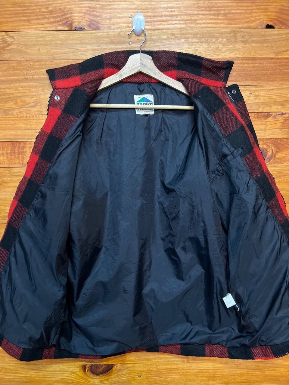 Vintage VINTAGE SPORT SHACK WOOL PLAID JACKET Size US L / EU 52-54 / 3 - 9 Thumbnail