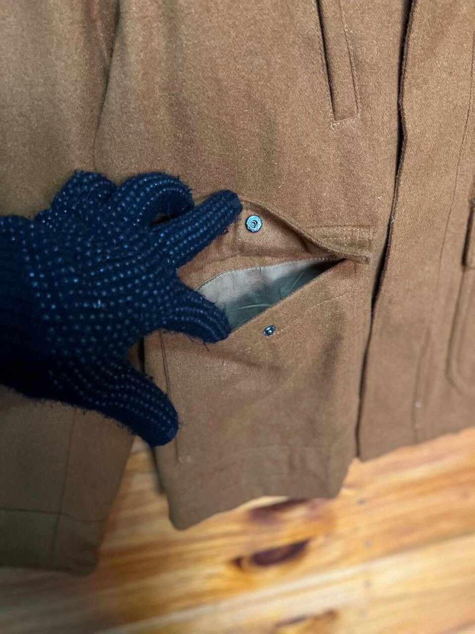 Global Work GLOBAL WORK HOODIE WOOL FIELD JACKET Size US M / EU 48-50 / 2 - 4 Thumbnail