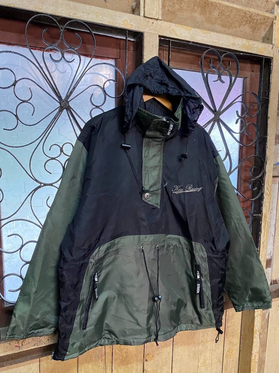 Vintage KISS RACING HOODED JACKET Size US M / EU 48-50 / 2 - 5 Thumbnail