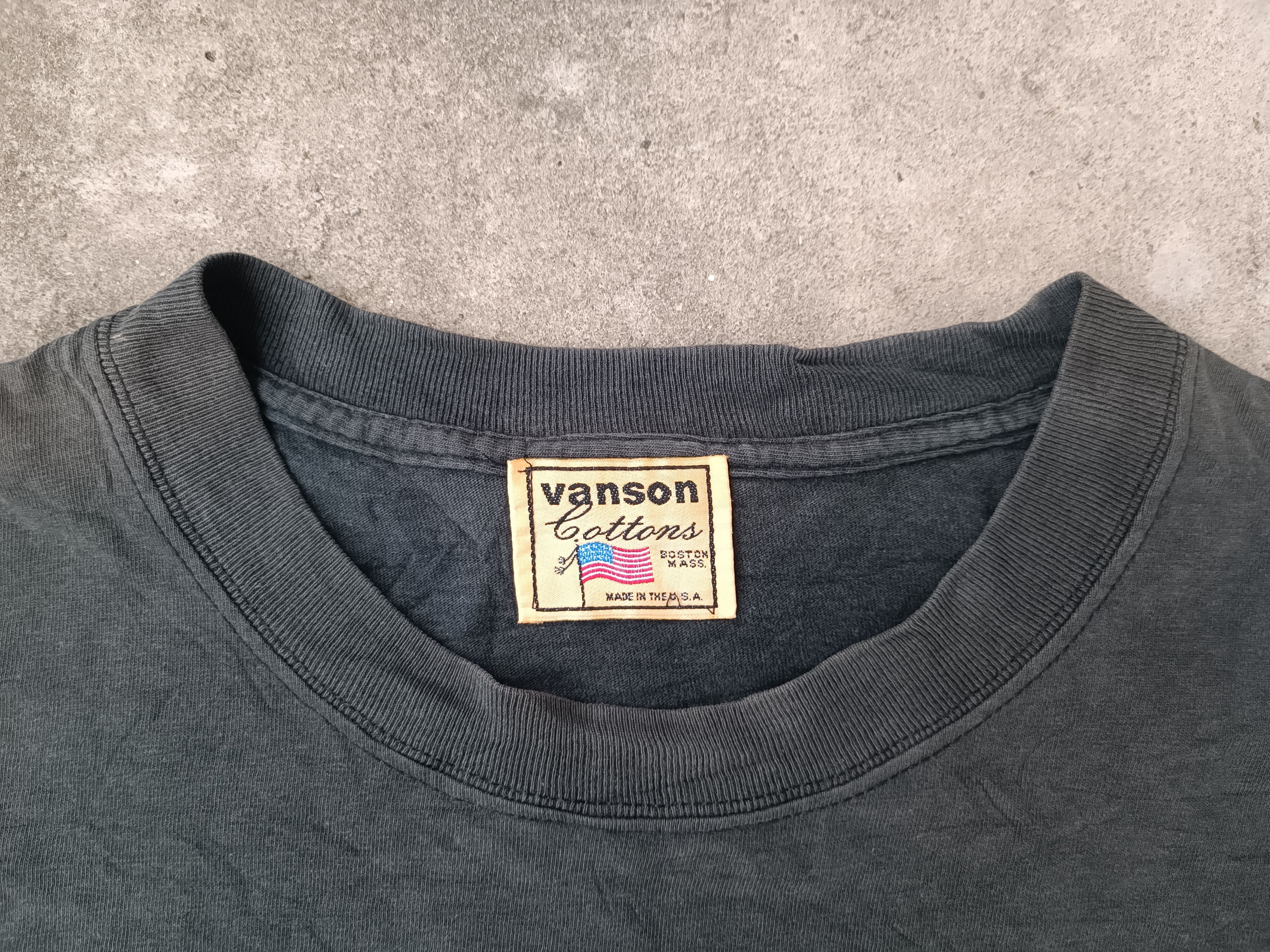 Vanson Leathers vintage t shirt vanson leathers Size US L / EU 52-54 / 3 - 4 Thumbnail