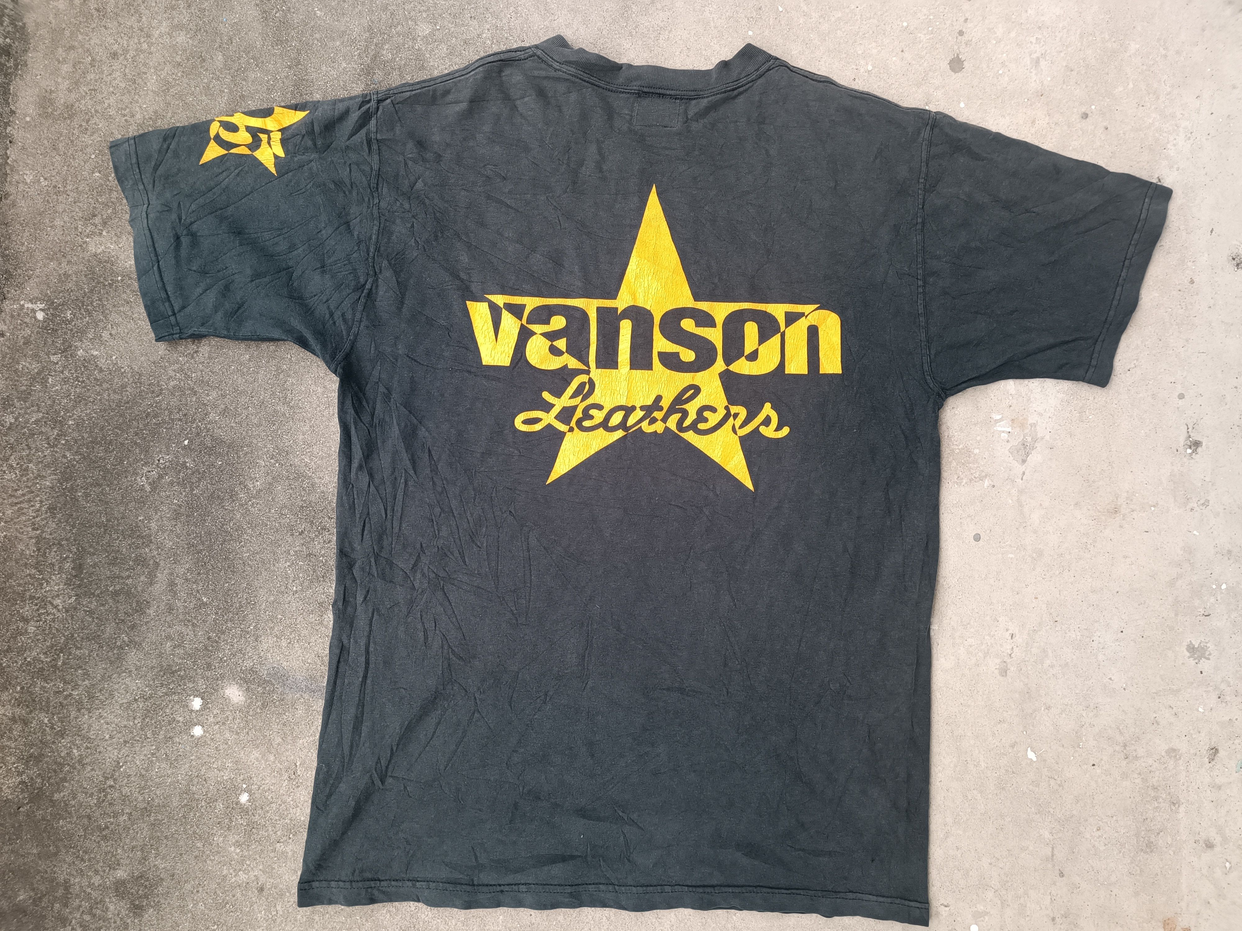 Vanson Leathers vintage t shirt vanson leathers Size US L / EU 52-54 / 3 - 1 Thumbnail