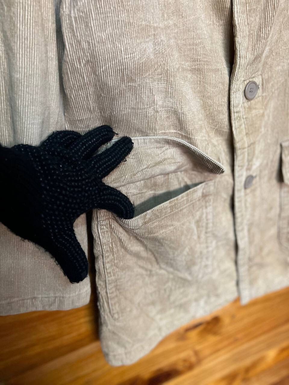 Vintage VINTAGE IY BASIC CORDUROY FLEECE LINED JACKET Size US L / EU 52-54 / 3 - 4 Thumbnail