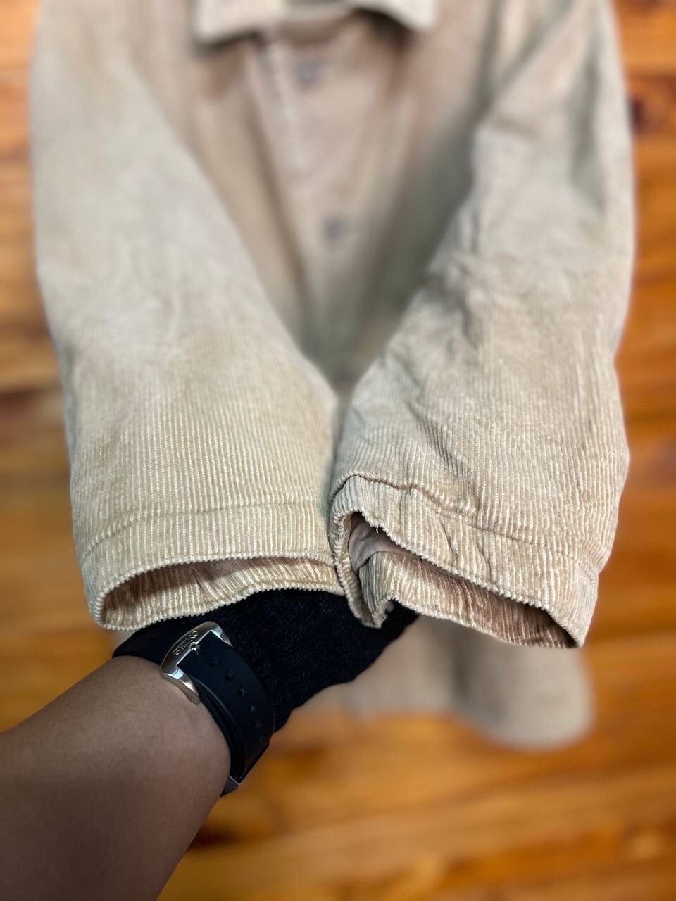 Vintage VINTAGE IY BASIC CORDUROY FLEECE LINED JACKET Size US L / EU 52-54 / 3 - 7 Thumbnail