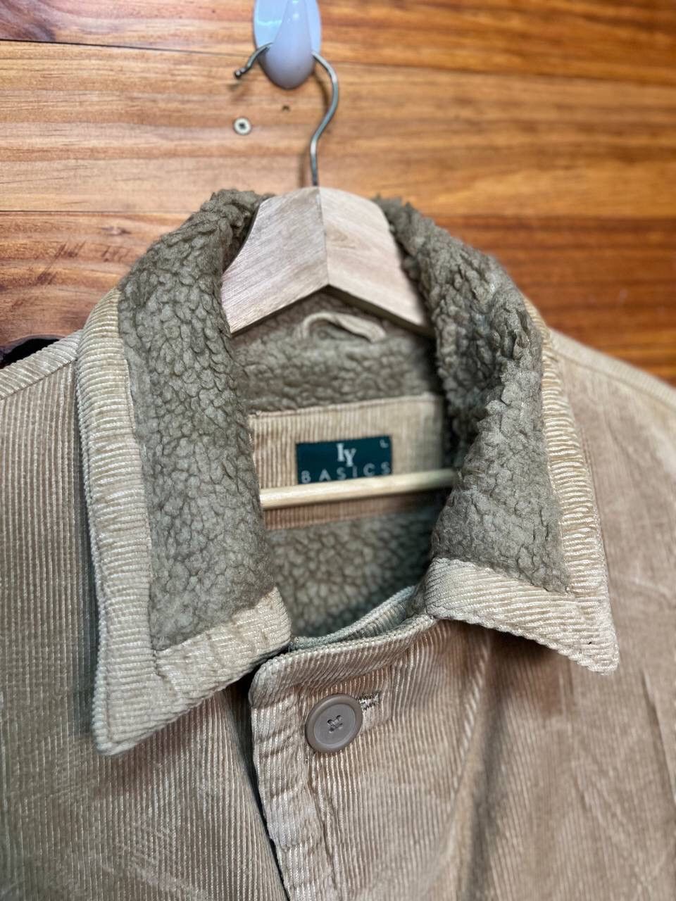 Vintage VINTAGE IY BASIC CORDUROY FLEECE LINED JACKET Size US L / EU 52-54 / 3 - 5 Thumbnail
