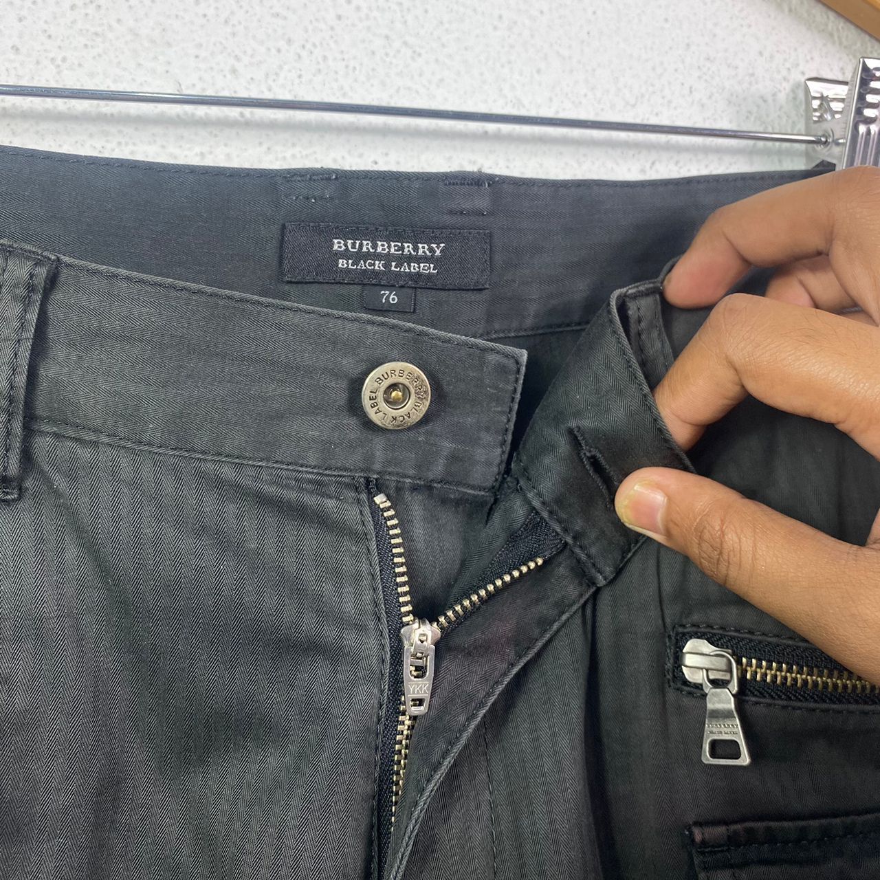 Burberry × If Six Was Nine × Le Grande Bleu (L.G.B.) Burberry Black Label Multi-Pocket Cargo Pants Size US 31 - 5 Thumbnail