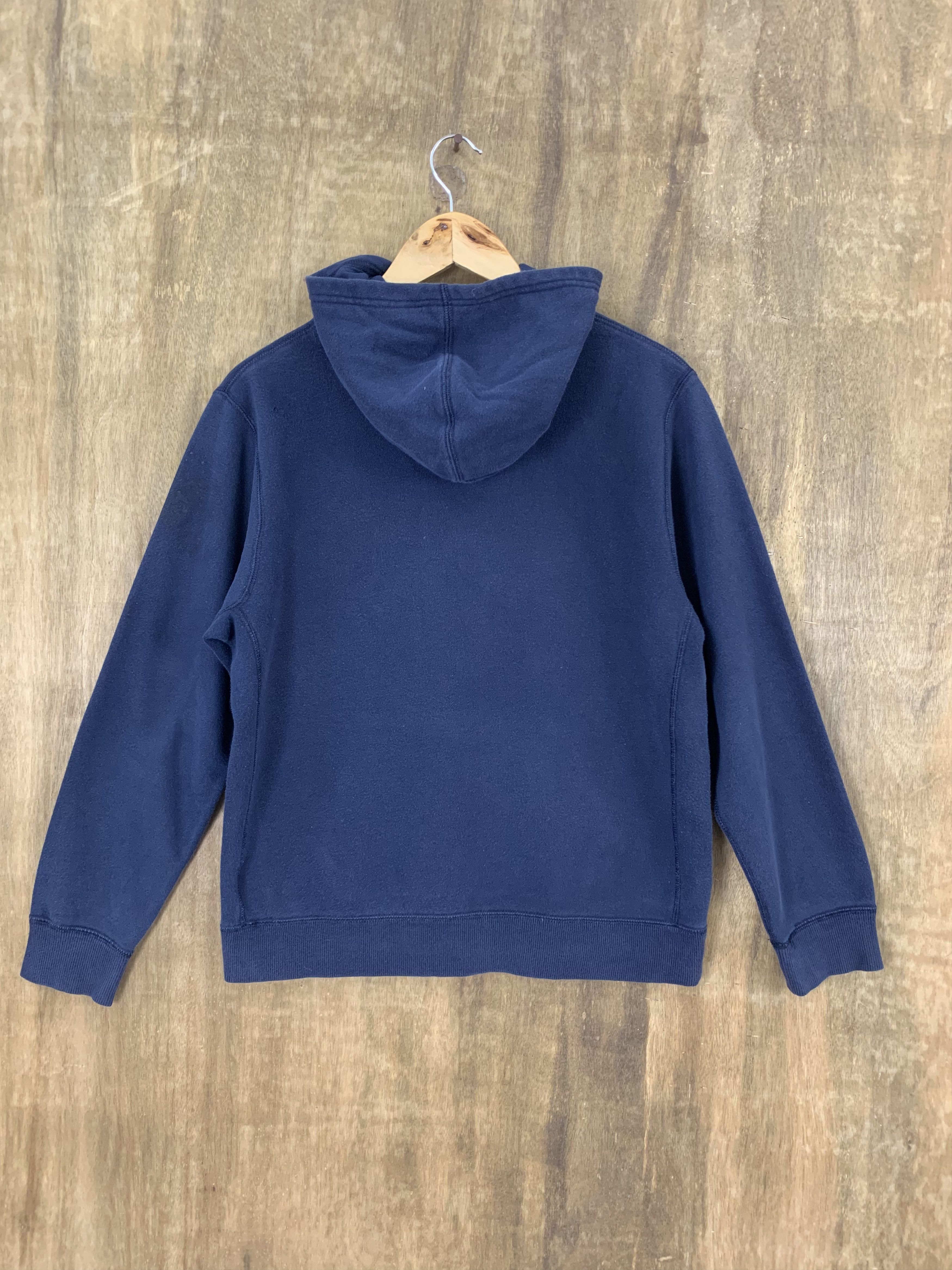 Japanese Brand Hoodies Nike Center Dark Blue Vintage Embrioded Crewneck Size US S / EU 44-46 / 1 - 8 Thumbnail