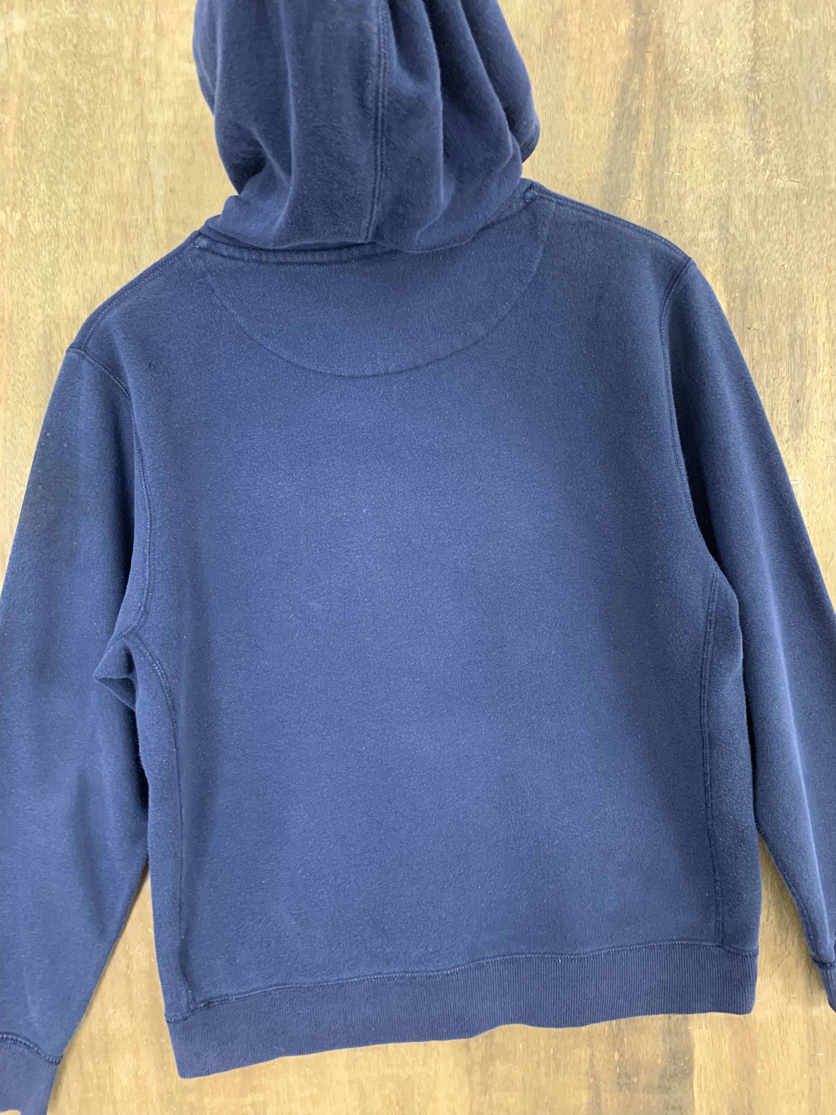 Japanese Brand Hoodies Nike Center Dark Blue Vintage Embrioded Crewneck Size US S / EU 44-46 / 1 - 9 Thumbnail