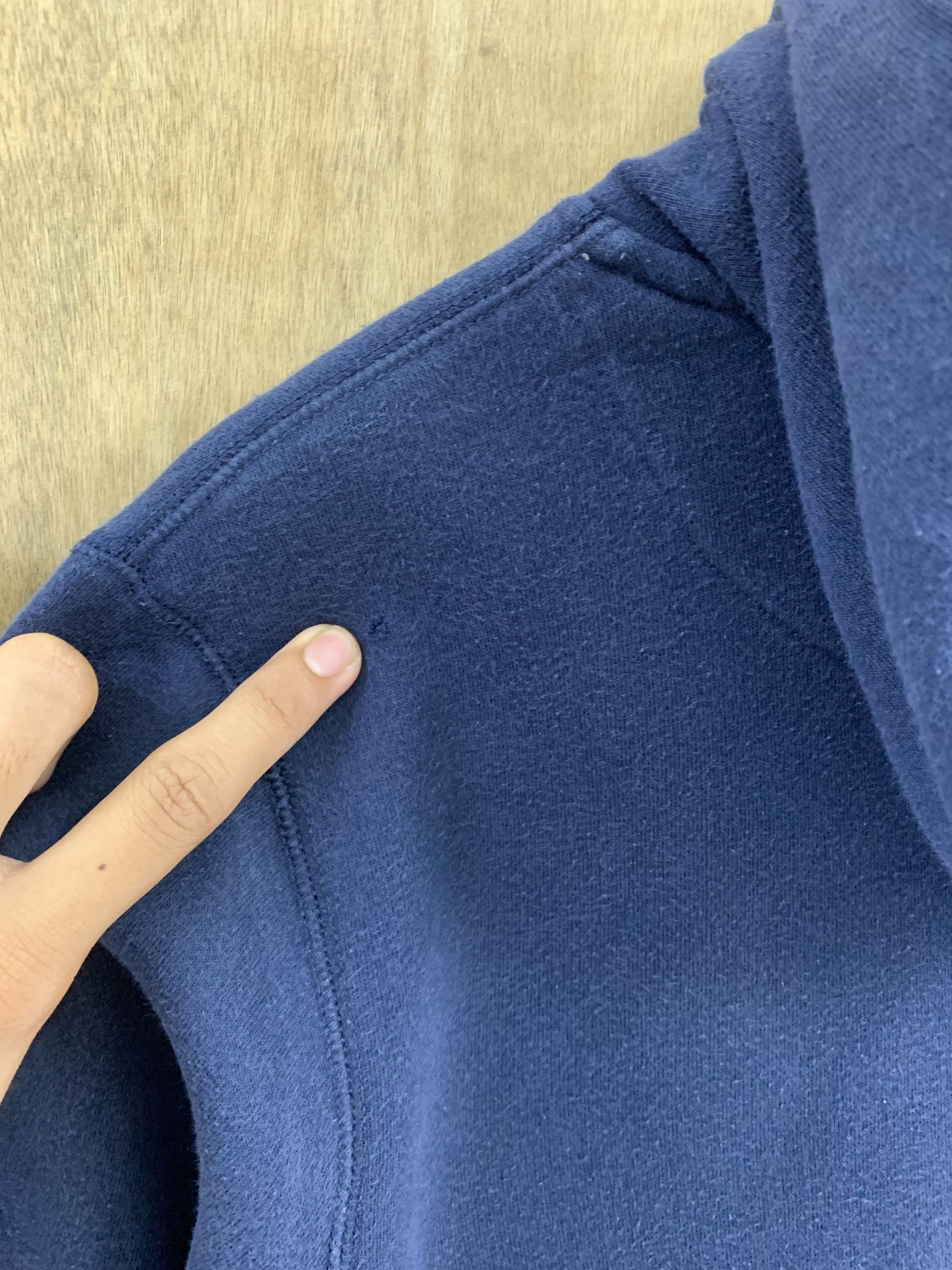 Japanese Brand Hoodies Nike Center Dark Blue Vintage Embrioded Crewneck Size US S / EU 44-46 / 1 - 10 Thumbnail
