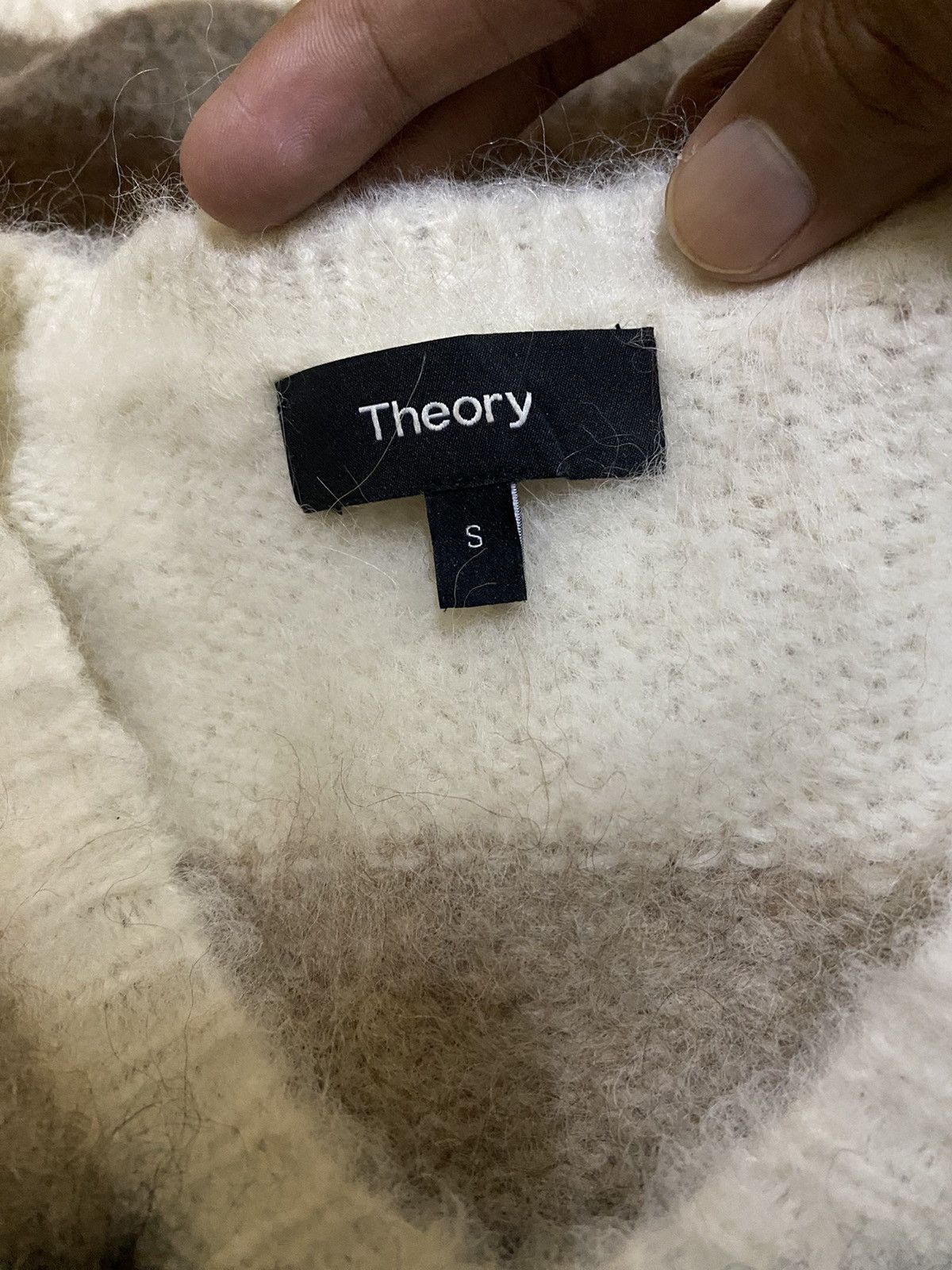 Theory Vintage Theory Stripes Airy Alpaca V-neck knitwear Size US S / EU 44-46 / 1 - 3 Thumbnail