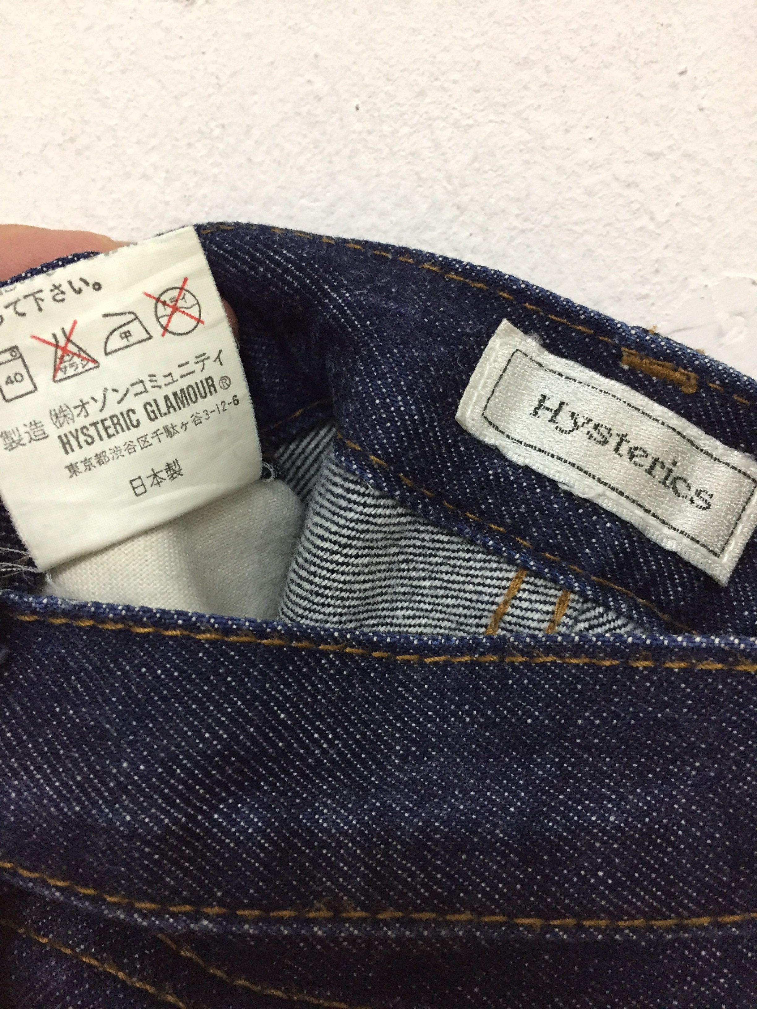 Hysteric Glamour 90's HG indigo denim Size US 30 / EU 46 - 7 Thumbnail