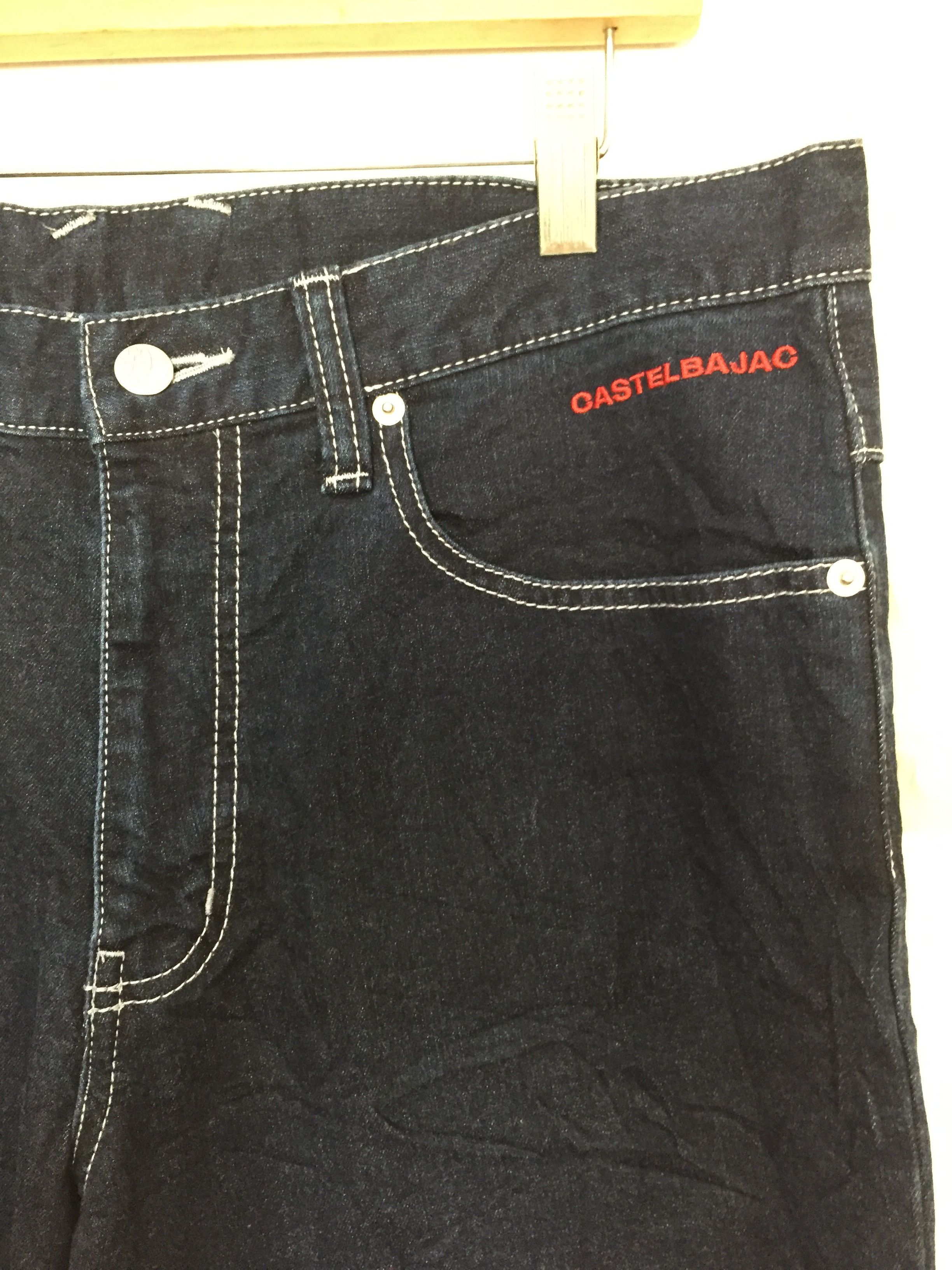 Iceberg × Jean Charles De Castelbajac × Vintage 1990s Castelbajac rainbow chain stitch pants Size US 34 / EU 50 - 10 Thumbnail