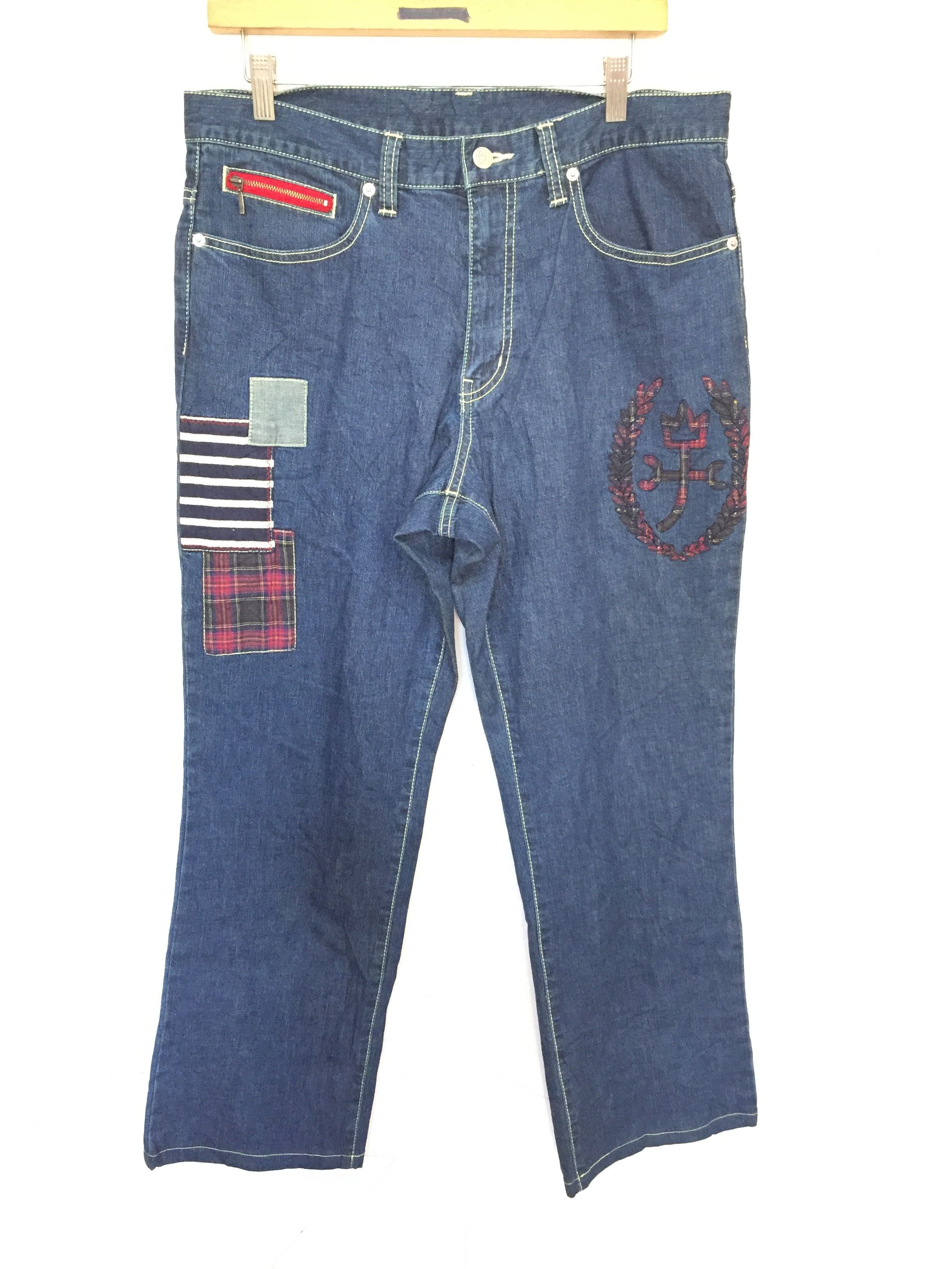 Iceberg NOS 90's Castelbajac Patchwork pants Size US 33 - 3 Thumbnail