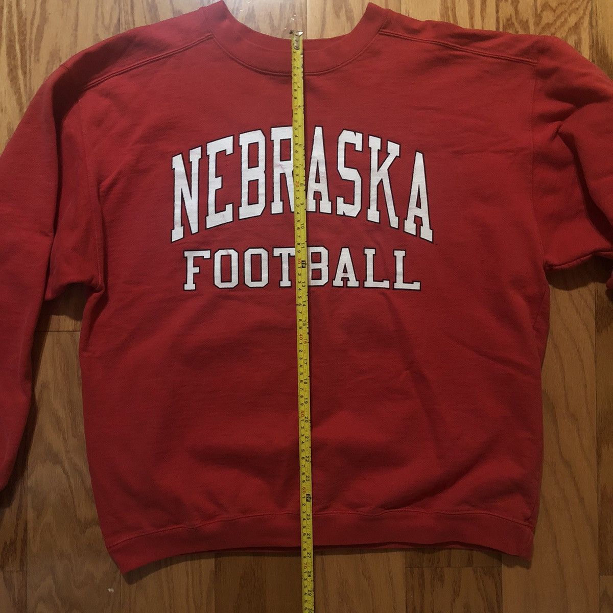 Vintage Vintage 90s Nebraska Football pullover Sweatshirt Crewneck Size US XL / EU 56 / 4 - 3 Thumbnail