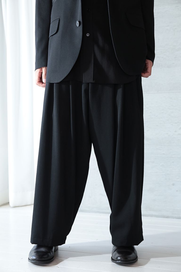 Yohji Yamamoto Pour Homme SS18 - Wool 12 tuck Pants