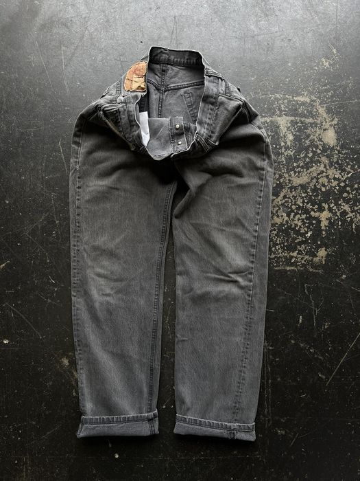 Vintage Vintage 90's Levi's 501 Faded Black | Grailed