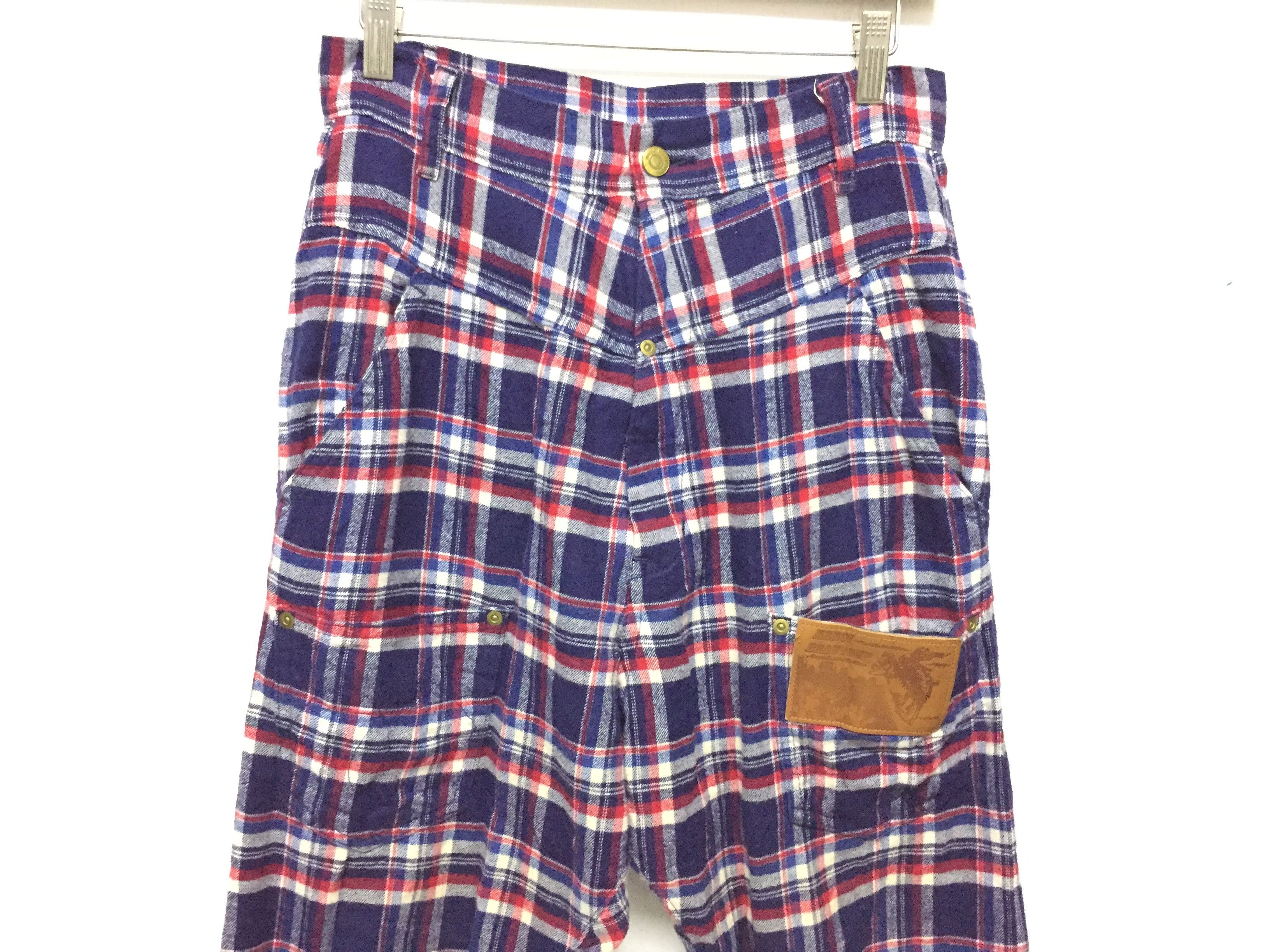 Issey Miyake × Ne-Net × mercibeaucoup ISSEY MIYAKE Mercibeaucoup tartan Drop crotch sarouel pants Size 28" / US 6 / IT 42 - 3 Thumbnail
