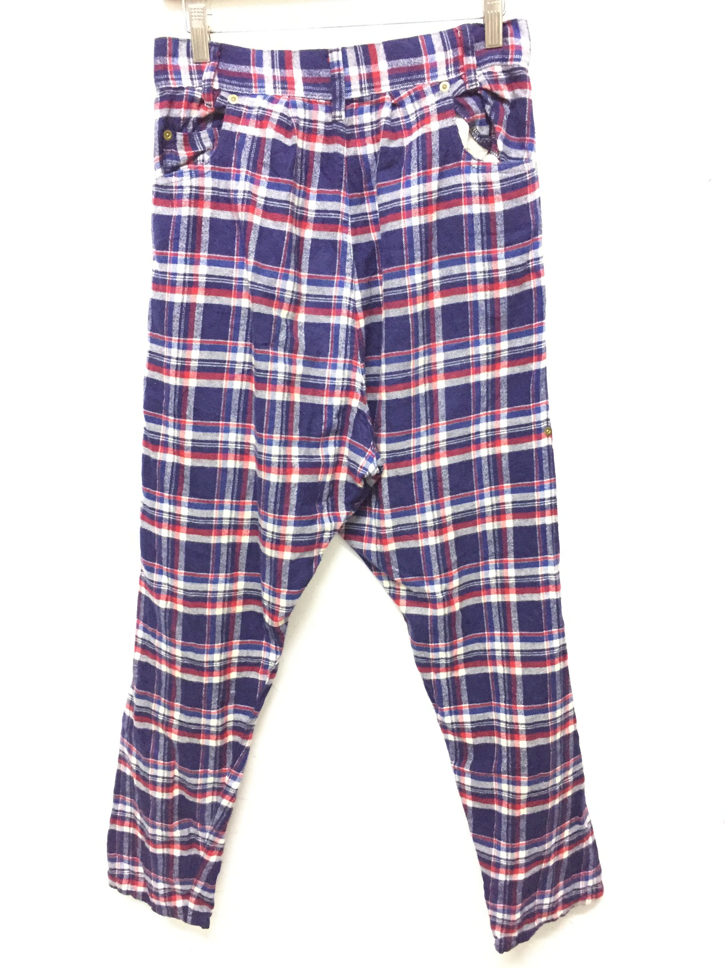 Issey Miyake × Ne-Net × mercibeaucoup ISSEY MIYAKE Mercibeaucoup tartan Drop crotch sarouel pants Size 28" / US 6 / IT 42 - 9 Thumbnail