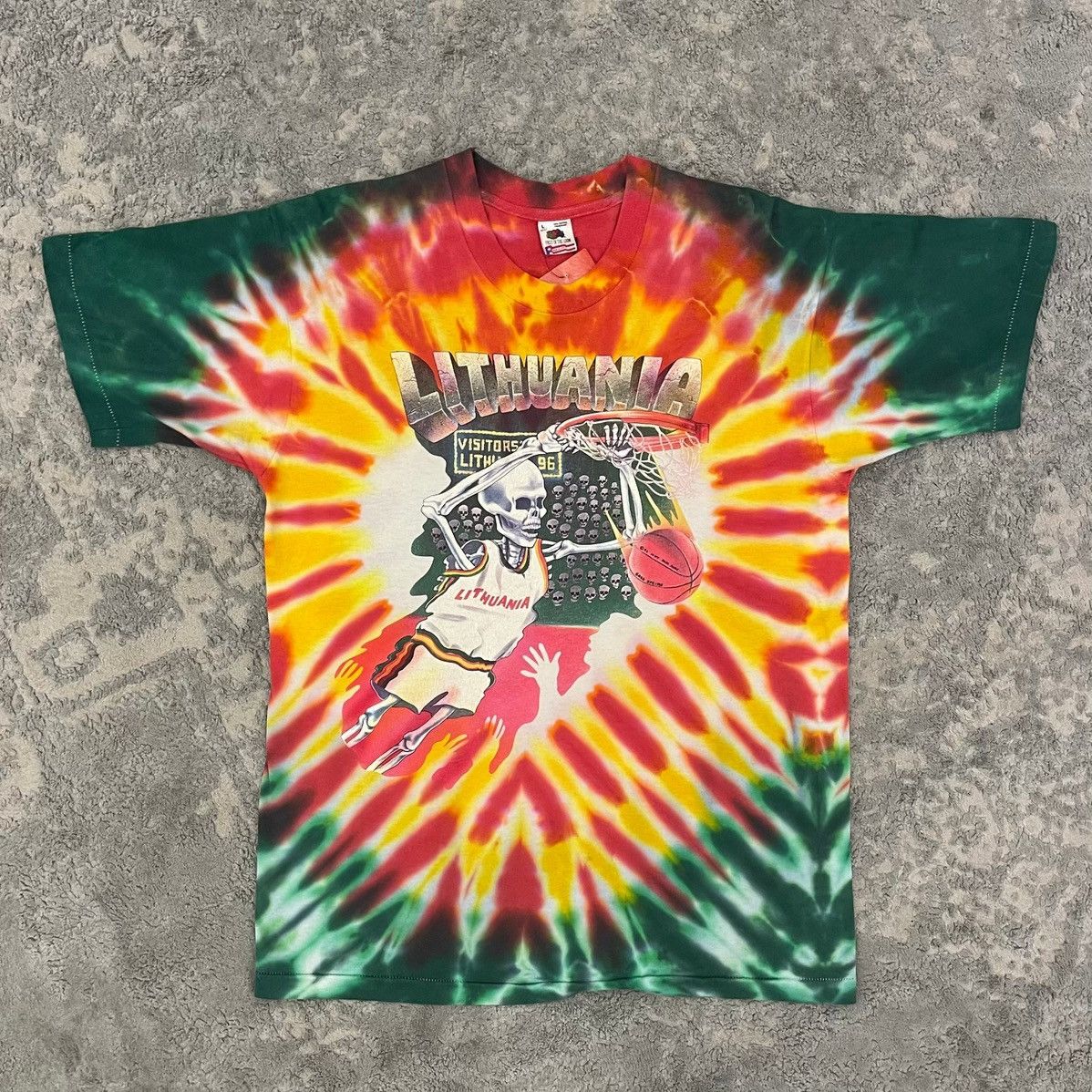 Vintage 92 Grateful Dead Lithuania Olympics Tee Size US L / EU 52-54 / 3 - 1 Thumbnail