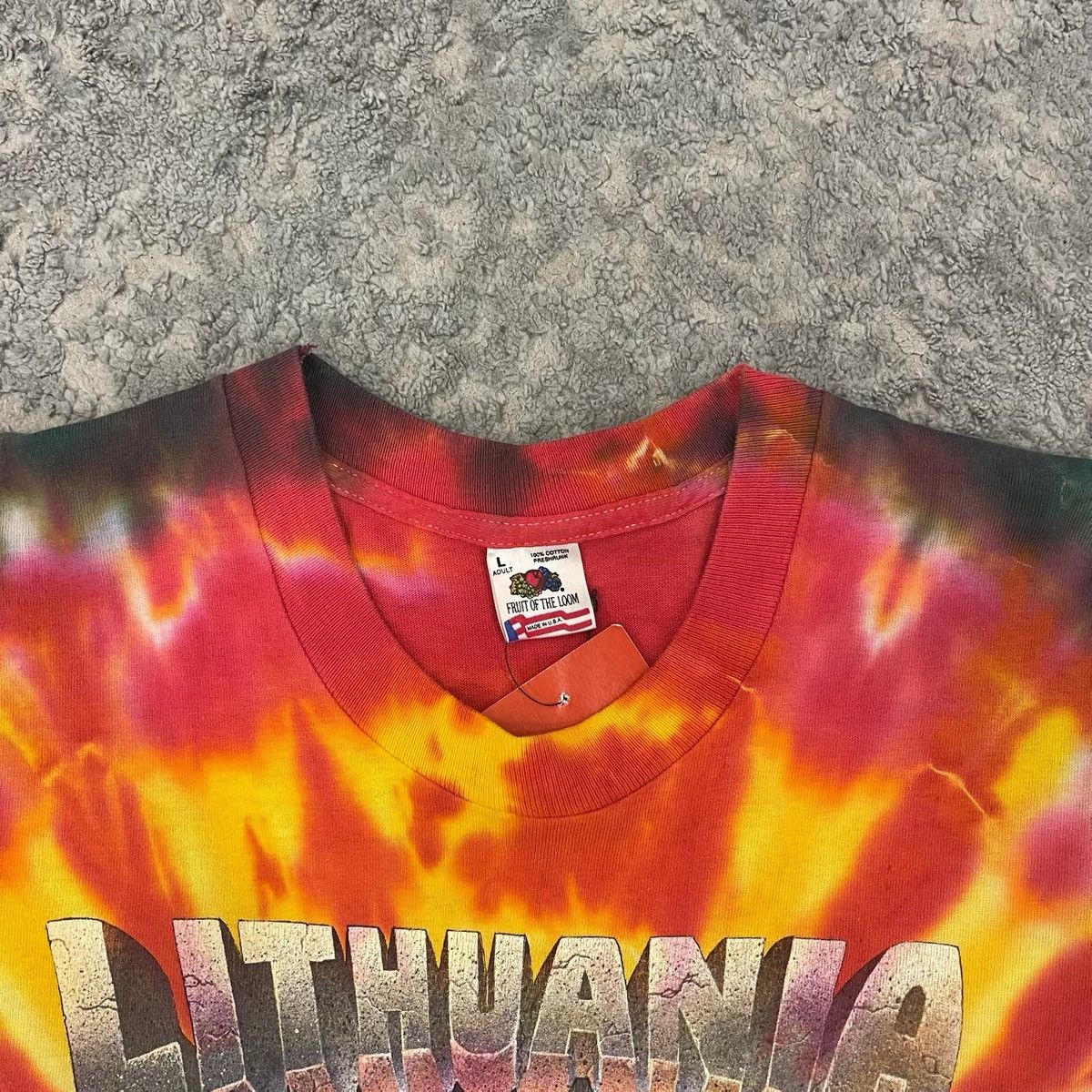 Vintage 92 Grateful Dead Lithuania Olympics Tee Size US L / EU 52-54 / 3 - 4 Thumbnail
