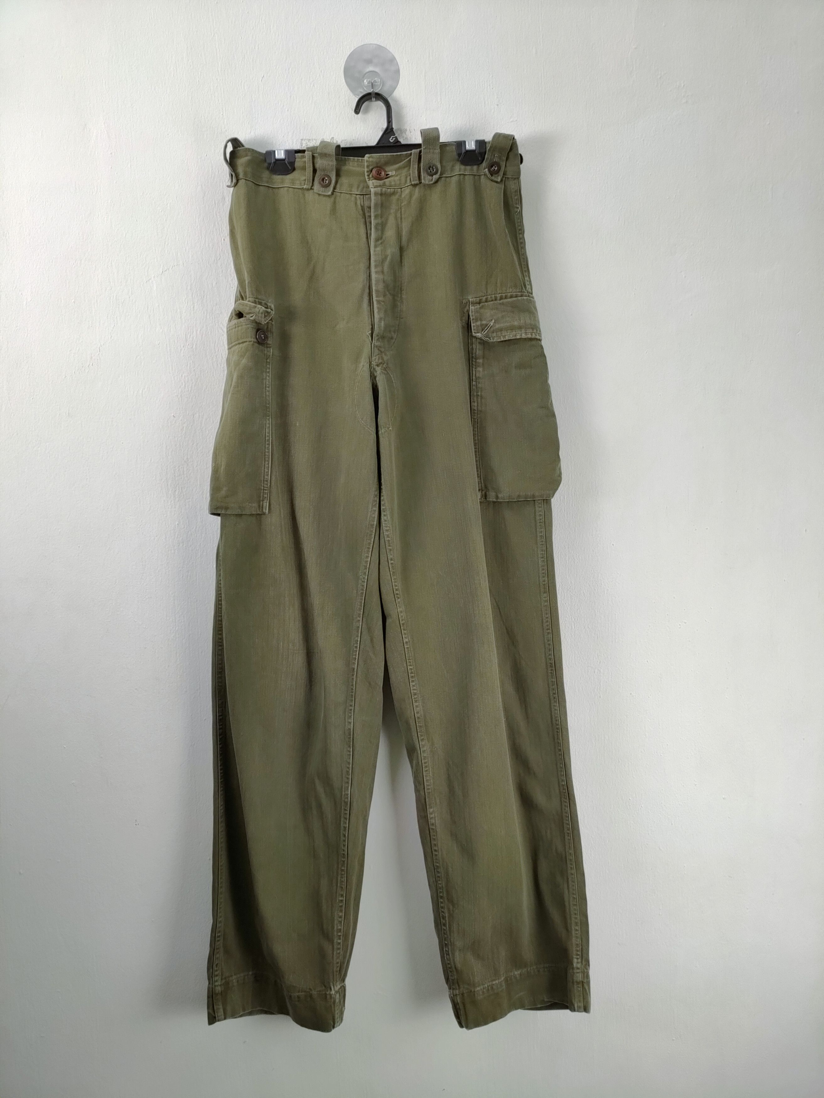 Designer × Vintage Vintage Japanese cargo pants Size US 31 - 1 Thumbnail