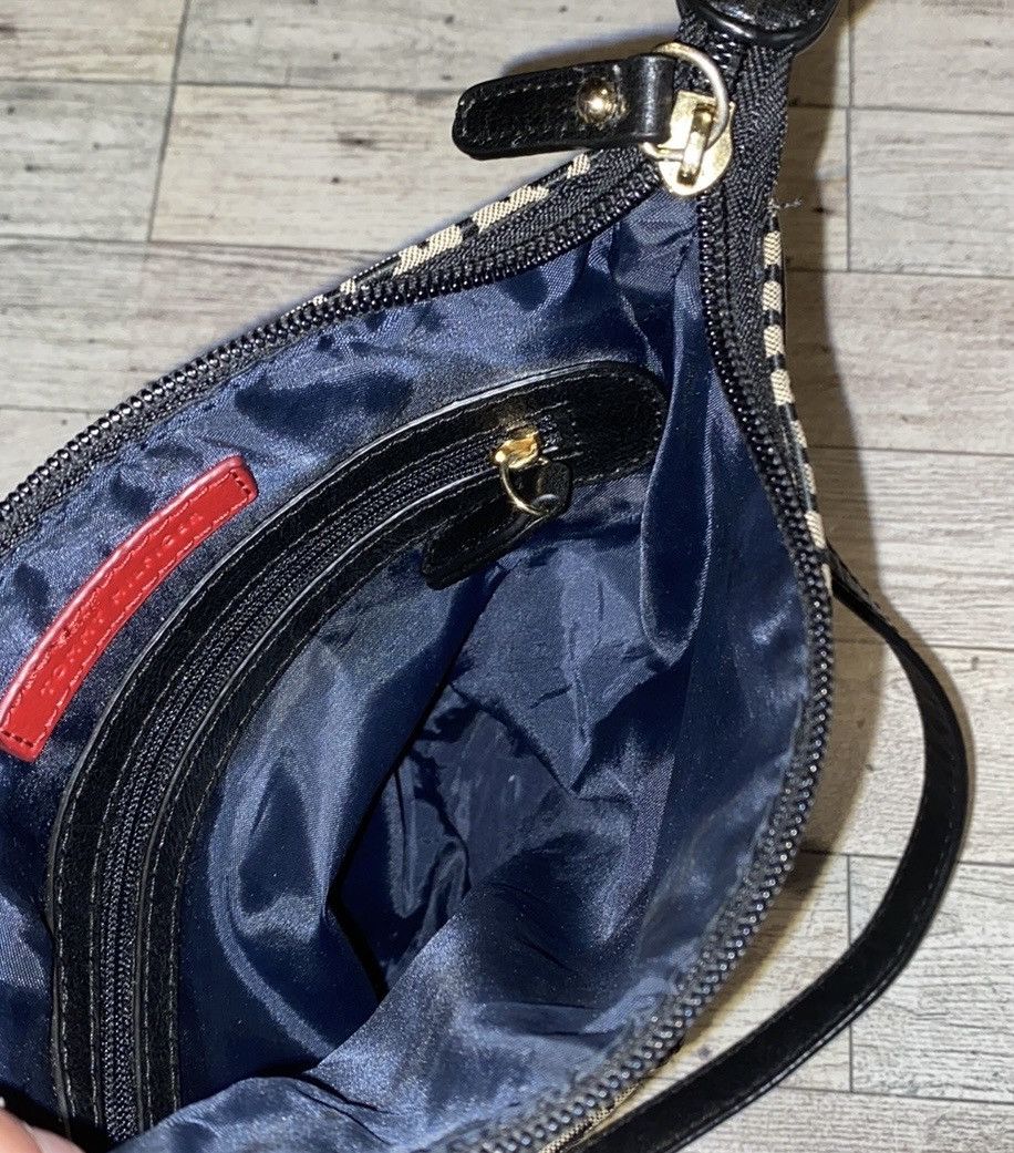 Tommy Hilfiger × Vintage TH, Retro, Deadstock, Tan & Black, Shoulder Bag Size ONE SIZE - 8 Thumbnail