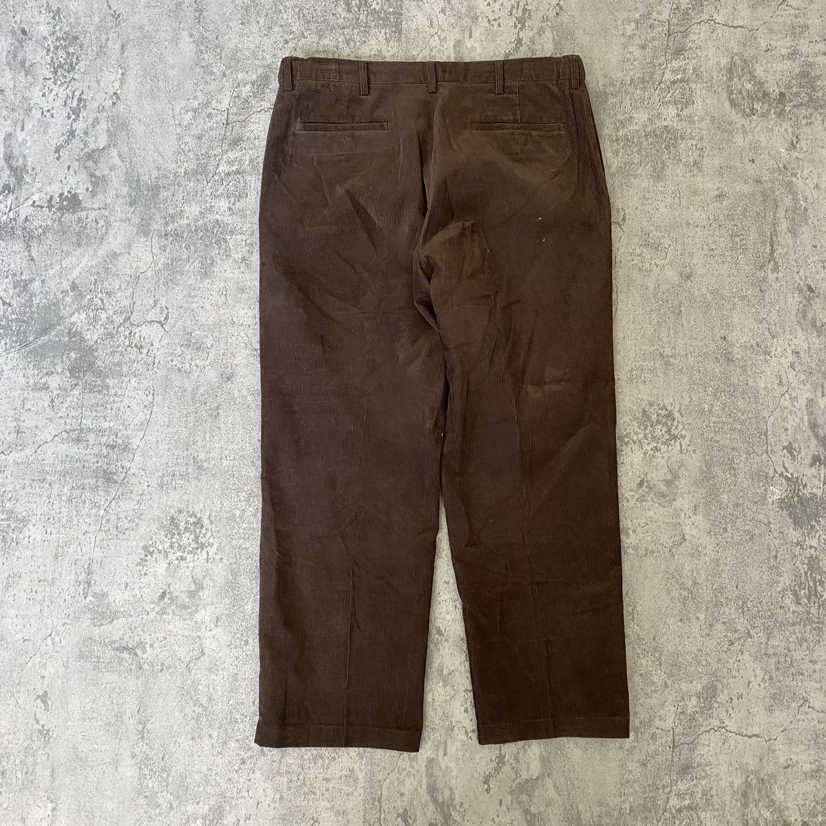 Vintage Vintage 90s Mocha Brown Baggy Skater Corduroy Wide Leg Pants Size US 38 / EU 54 - 2 Thumbnail