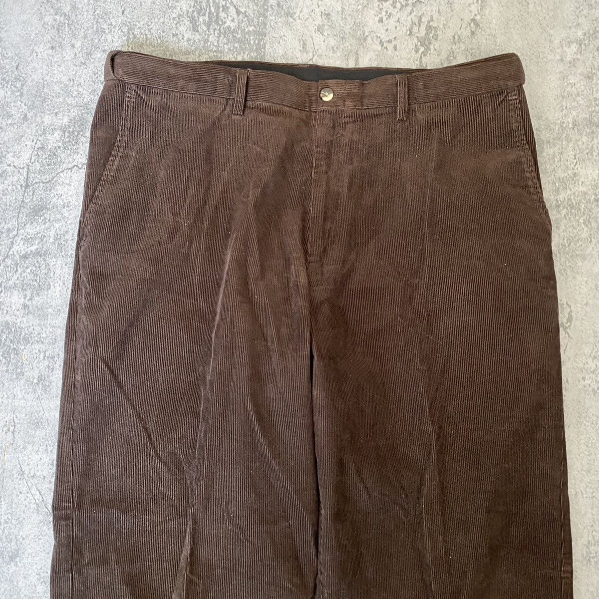 Vintage Vintage 90s Mocha Brown Baggy Skater Corduroy Wide Leg Pants Size US 38 / EU 54 - 3 Thumbnail