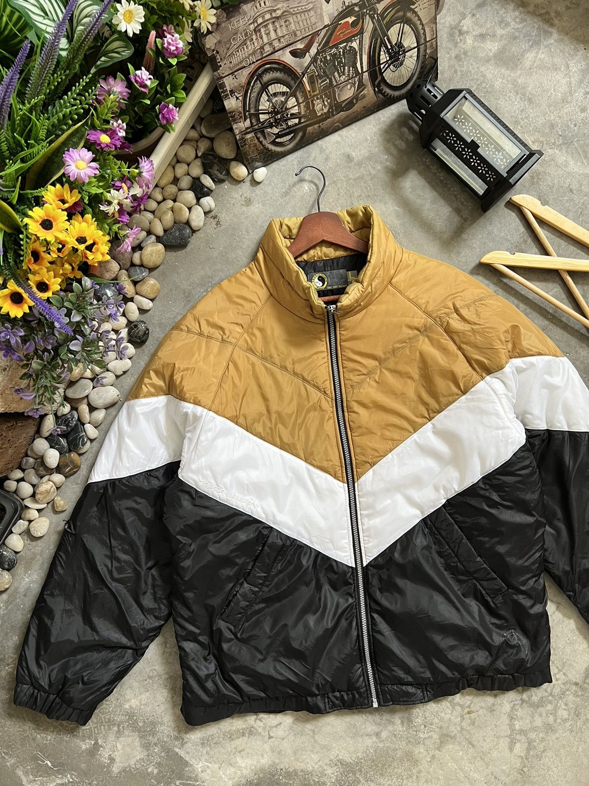 Vintage STEALS 🖤🏴‍☠️ Hawaian T&C Surf Puffer Down Jacket Size US L / EU 52-54 / 3 - 3 Thumbnail