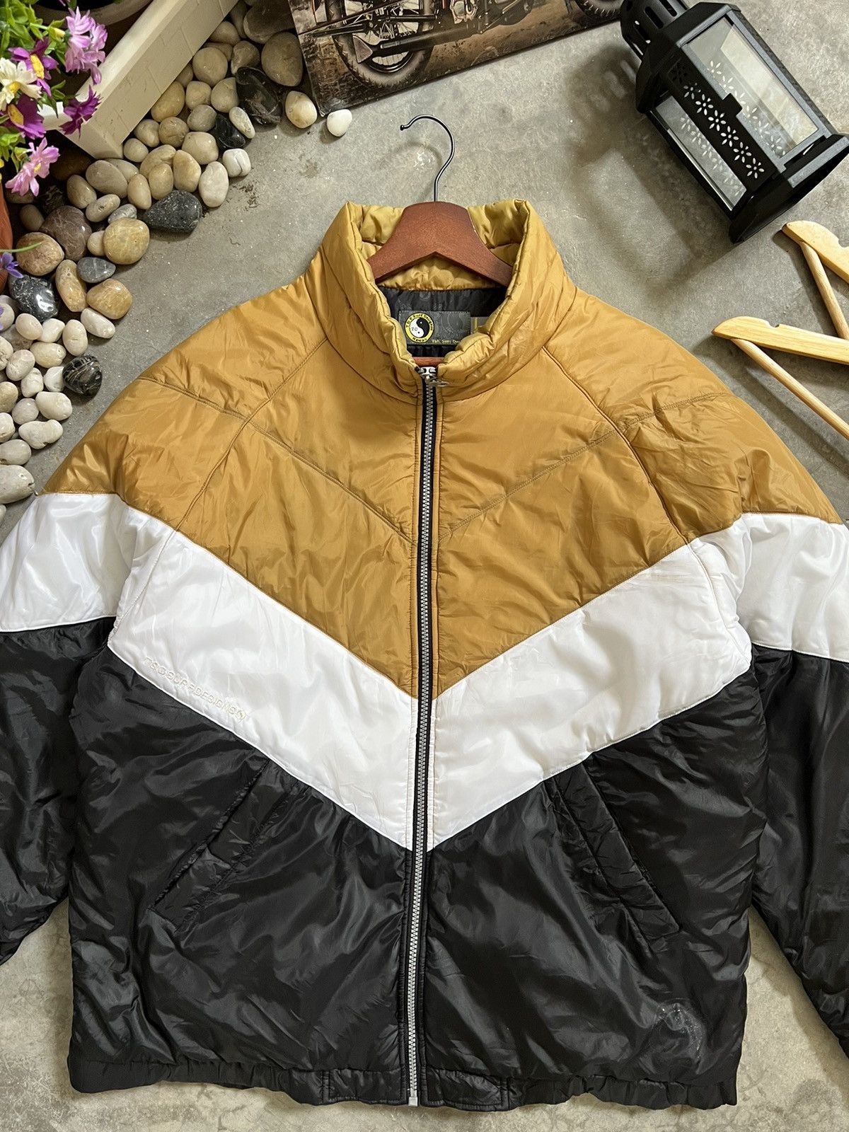 Vintage STEALS 🖤🏴‍☠️ Hawaian T&C Surf Puffer Down Jacket Size US L / EU 52-54 / 3 - 2 Thumbnail