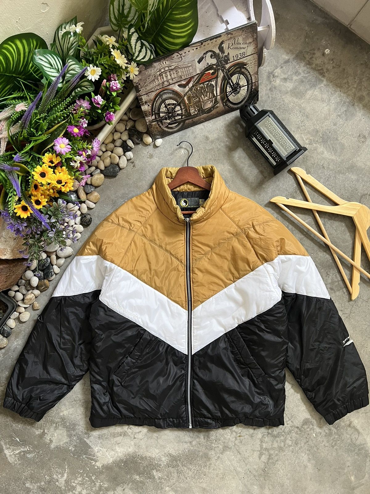 Vintage STEALS 🖤🏴‍☠️ Hawaian T&C Surf Puffer Down Jacket Size US L / EU 52-54 / 3 - 1 Thumbnail
