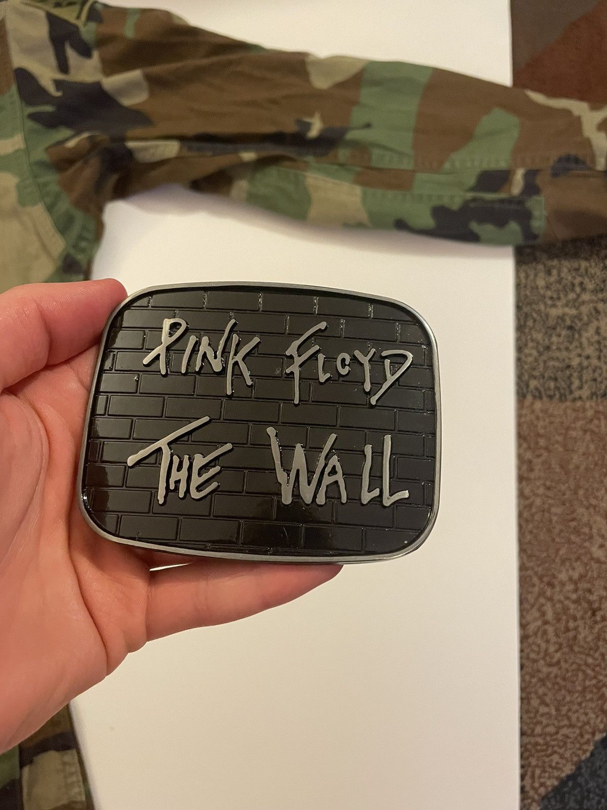 Vintage Pink Floyd The Wall belt buckle Grailed
