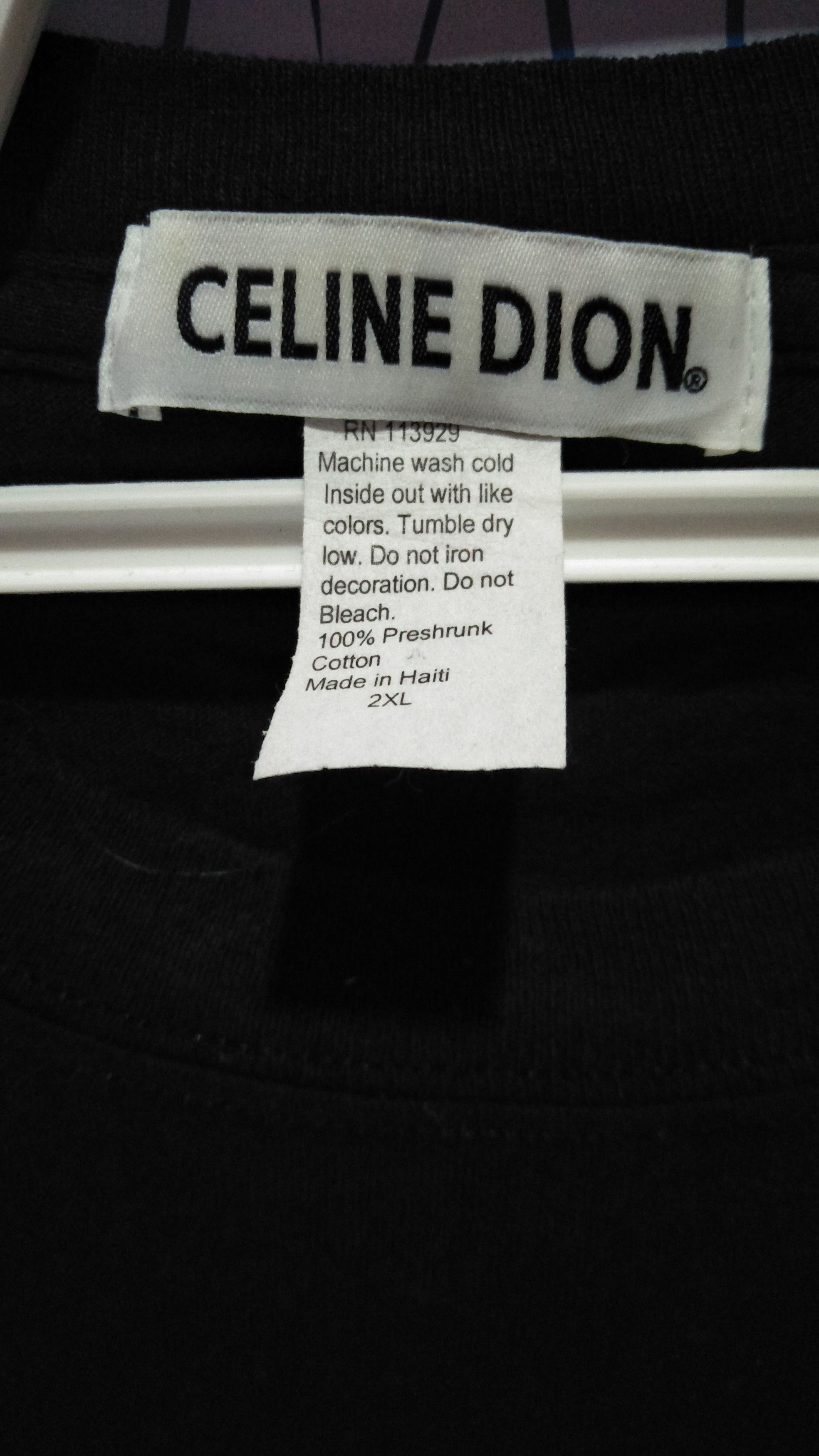 Band Tees Celine Dion live in Live Vegas Tshirt Size US XXL / EU 58 / 5 - 5 Thumbnail